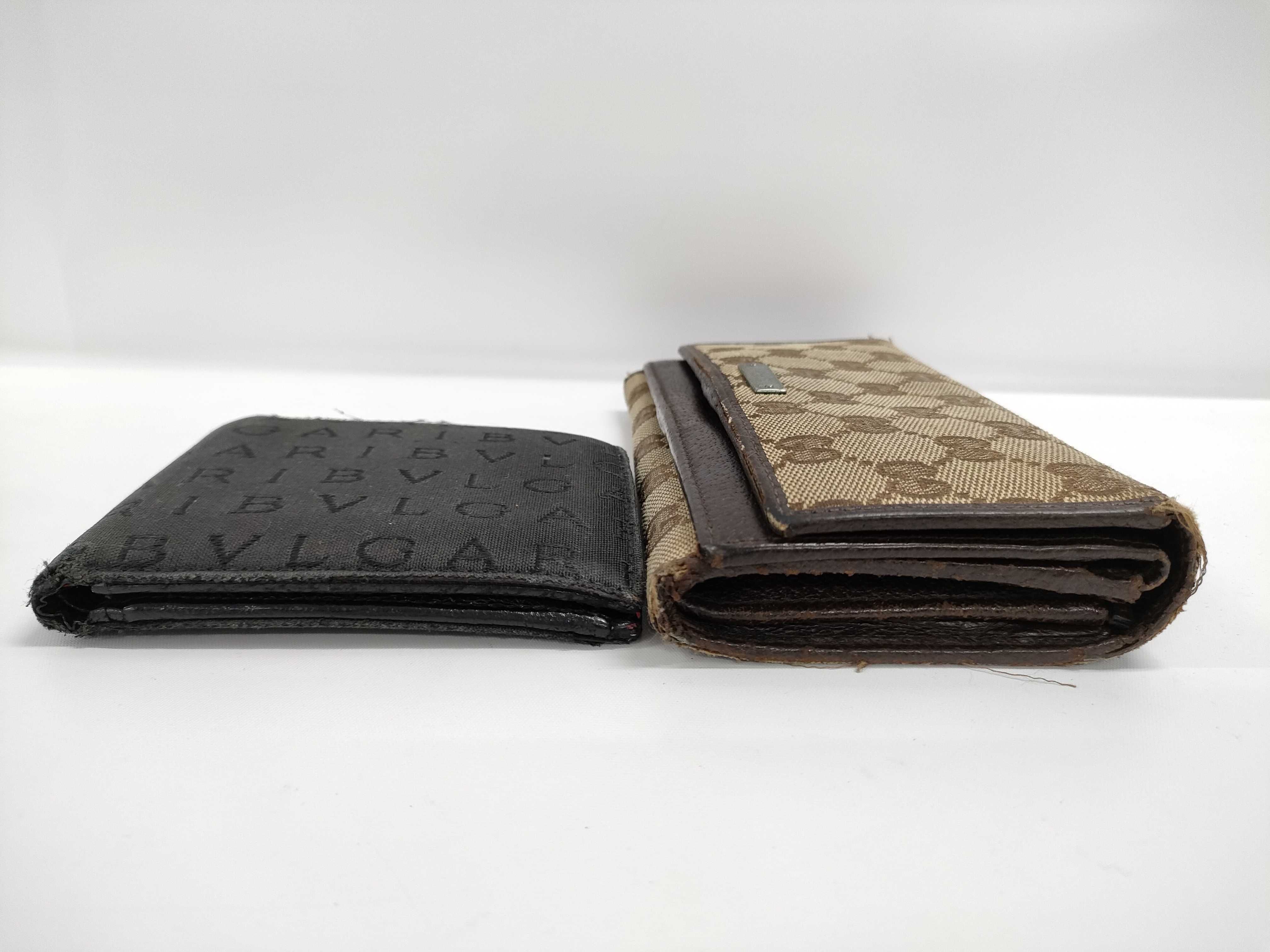 【水曜終了】(10223_0150)GUCCI グッチ GG財布2点/ブルガリ/ヴェルサーチなど 財布