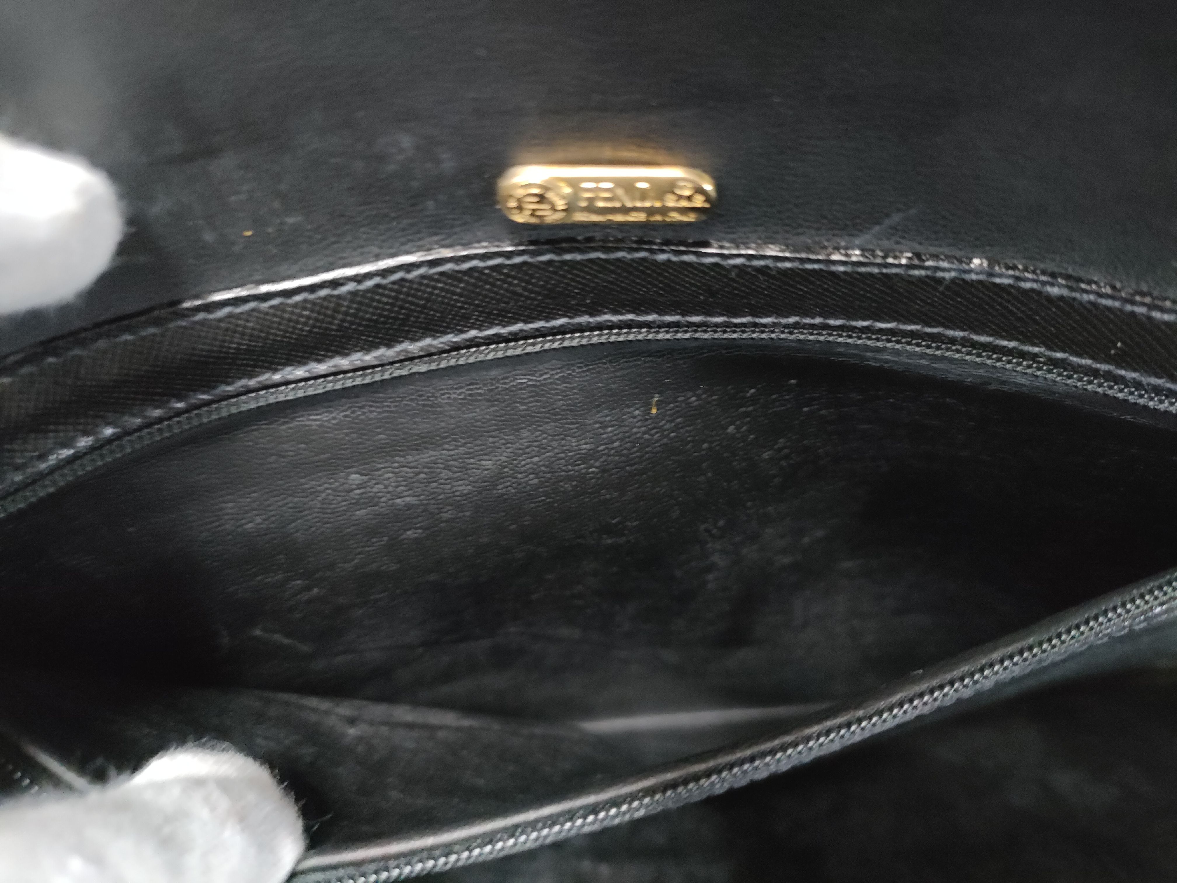 【水曜終了】(10219_0374)FENDI クラッチバッグ 黒 クラッチバッグ