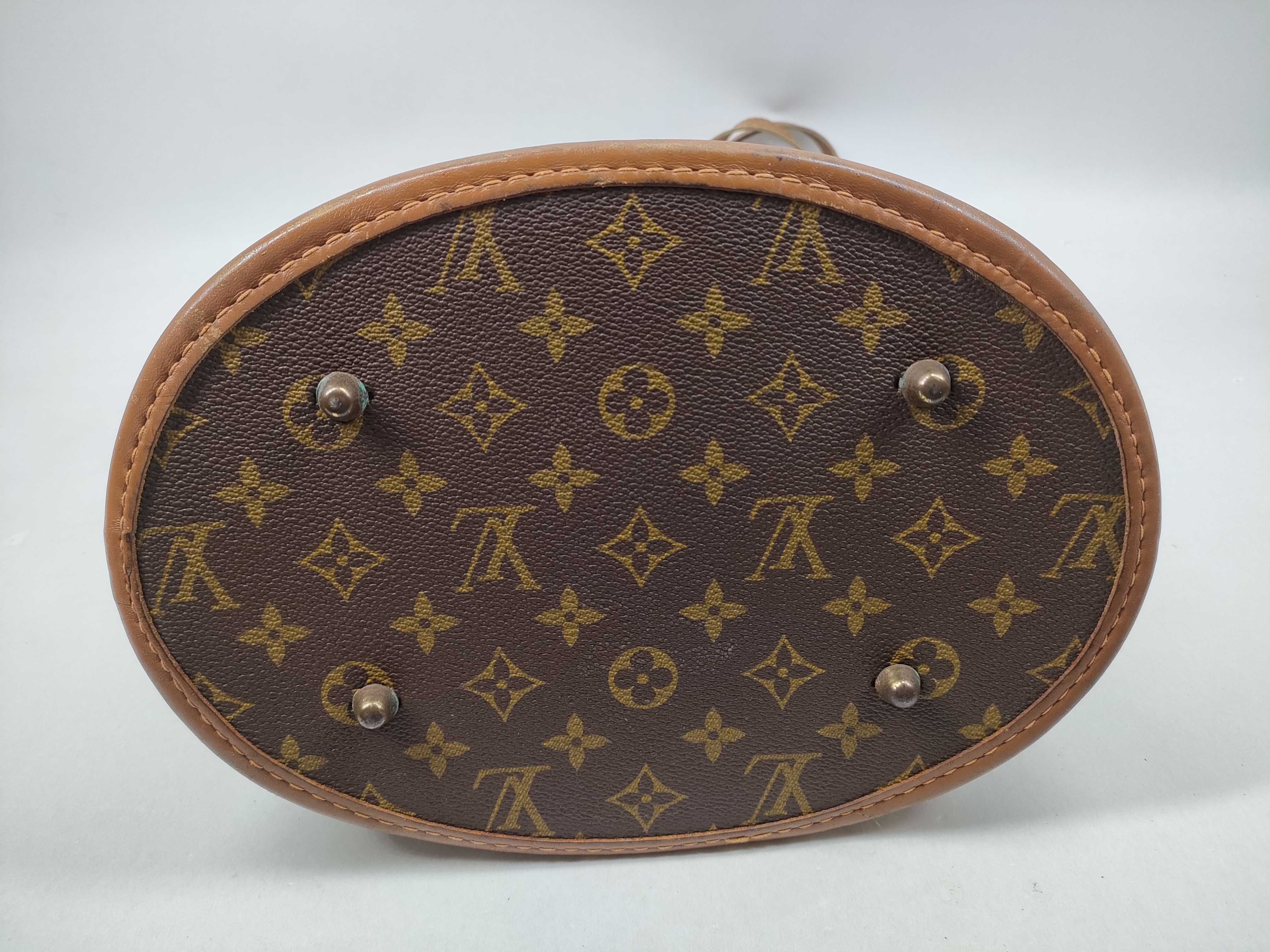 【水曜終了】(10229_0097)LOUIS VUITTON モノグラム USA バケット トートバッグ