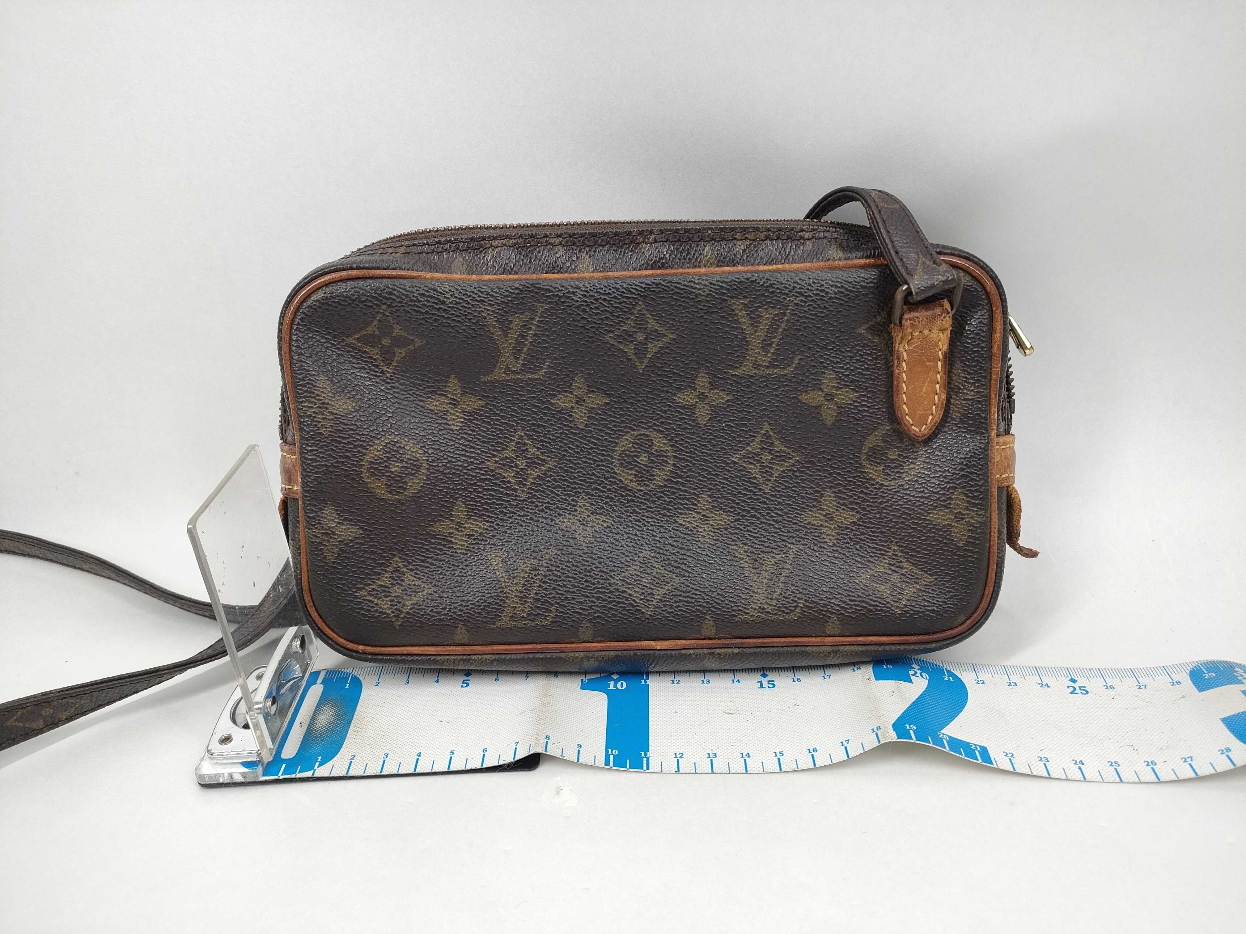 【水曜終了】(10229_0099)LOUIS VUITTON モノグラム M51828モノグラムポシェット マルリーバンドリエール ショルダーバッグ