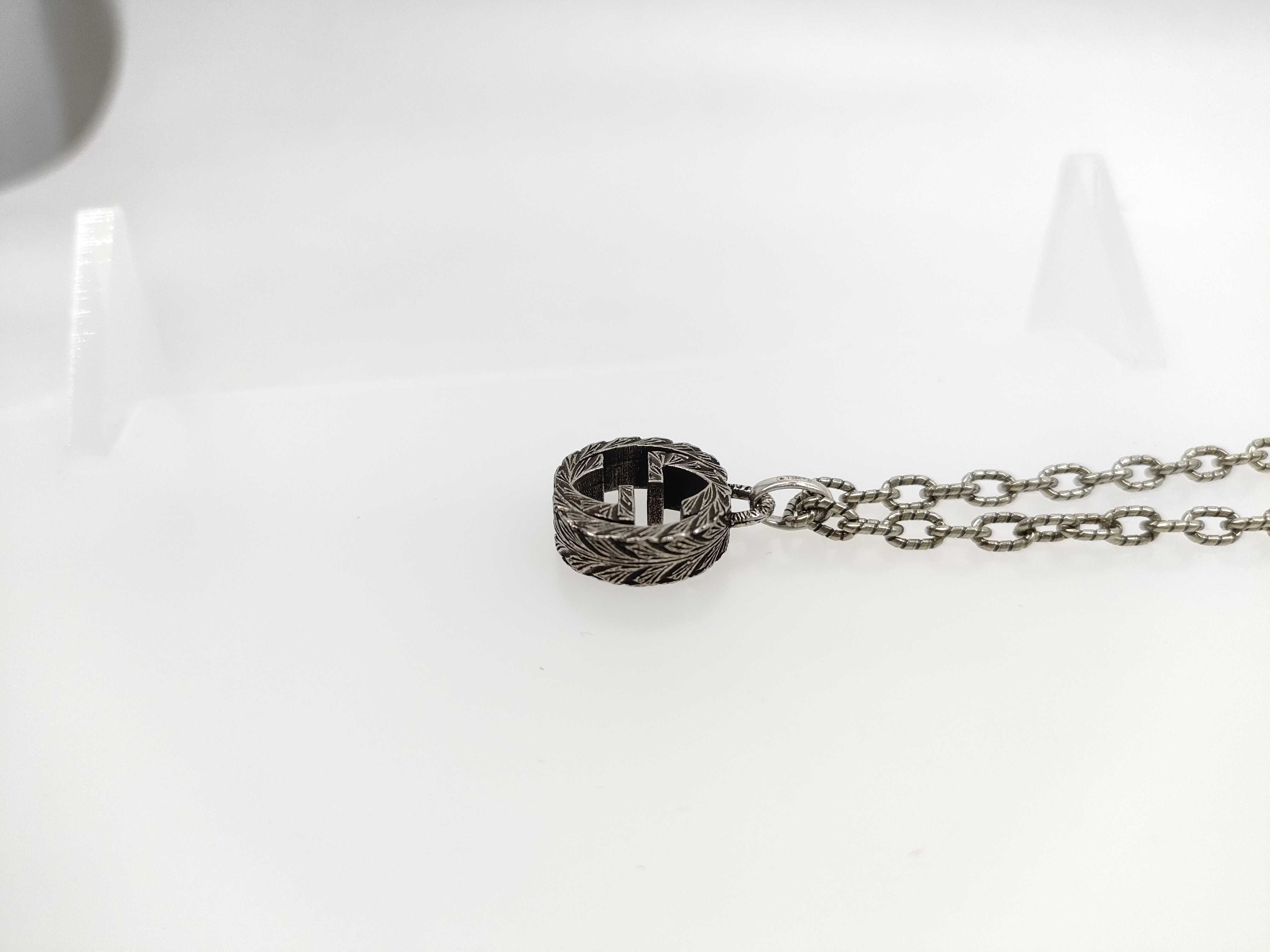 【水曜終了】(10221_0015)GUCCI インターロッキング 925 ネックレス ネックレス
