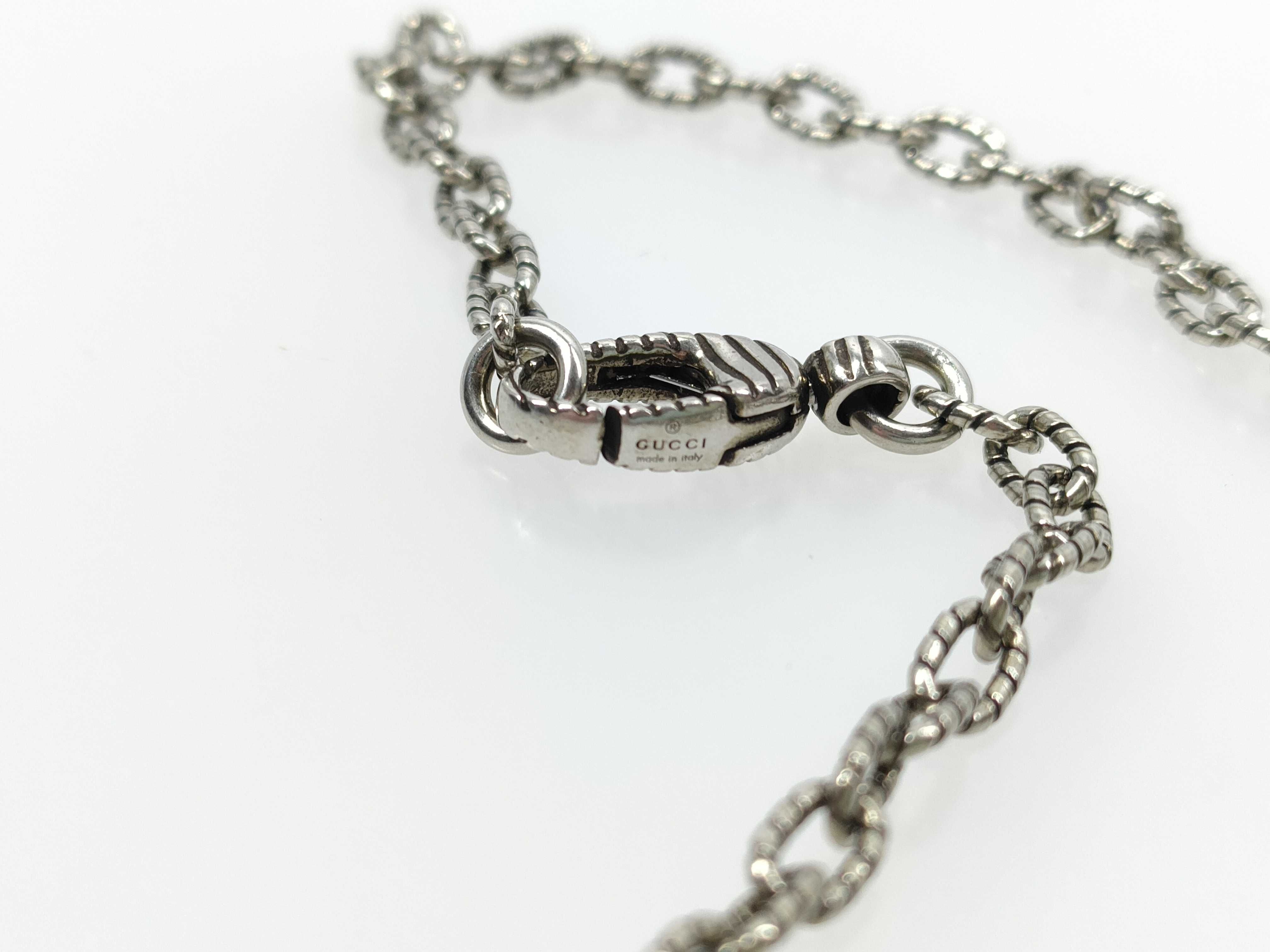 【水曜終了】(10221_0015)GUCCI インターロッキング 925 ネックレス ネックレス