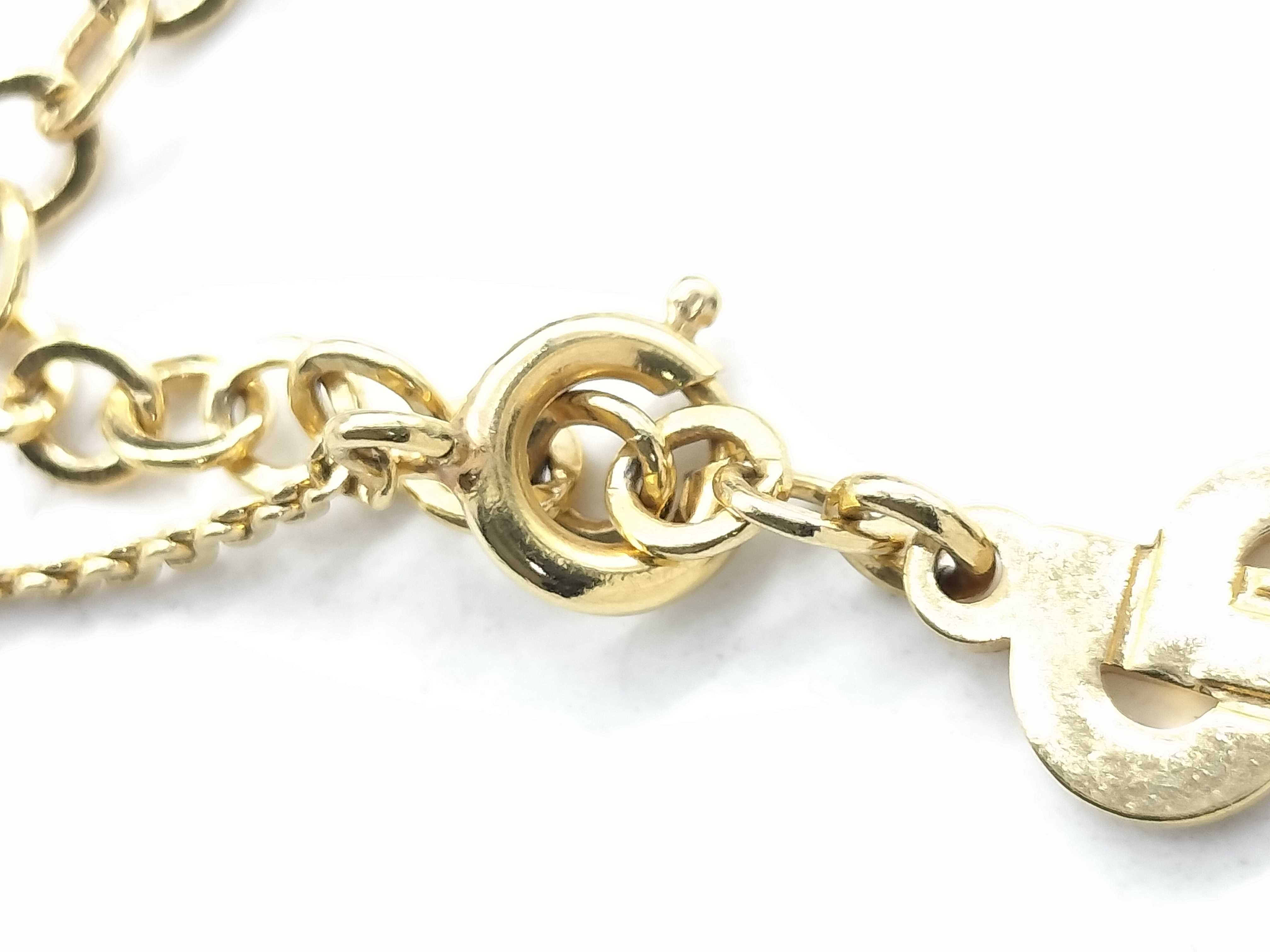 【水曜終了】(10221_0712)Dior CD ロゴ GP ブレス ネックレス ネックレス