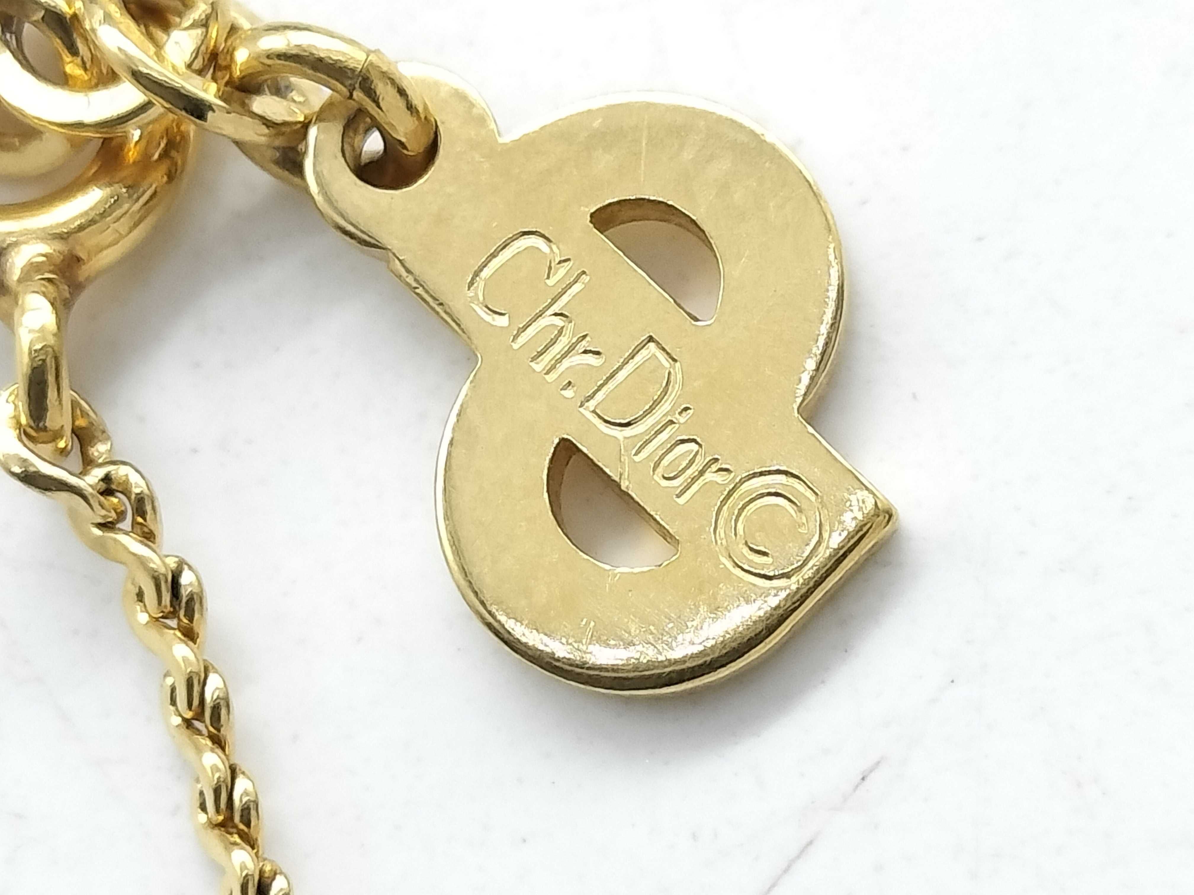 【水曜終了】(10221_0712)Dior CD ロゴ GP ブレス ネックレス ネックレス