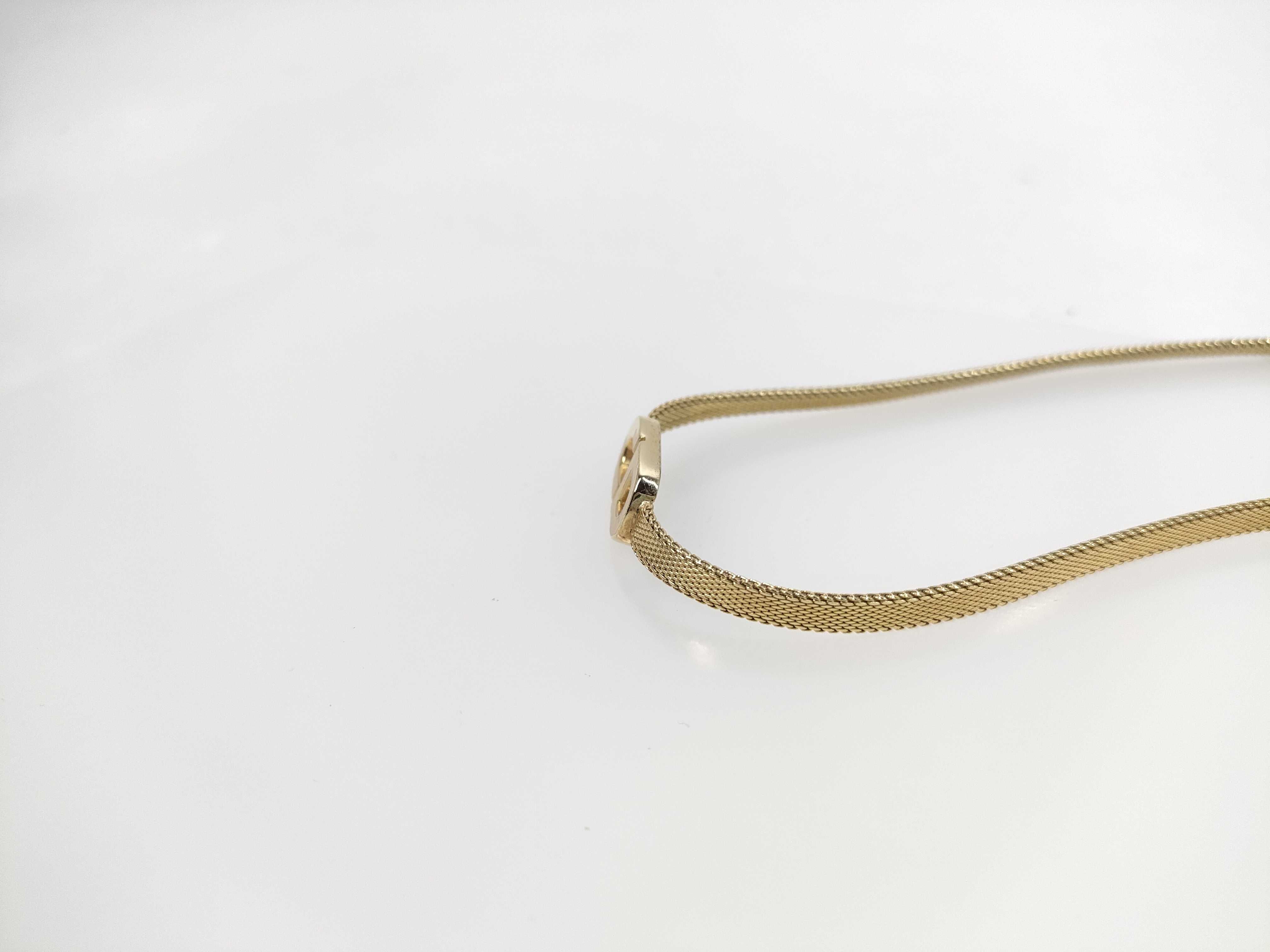 【水曜終了】(10221_0713)Dior CDロゴデザイン チョーカー G金具 ネックレス