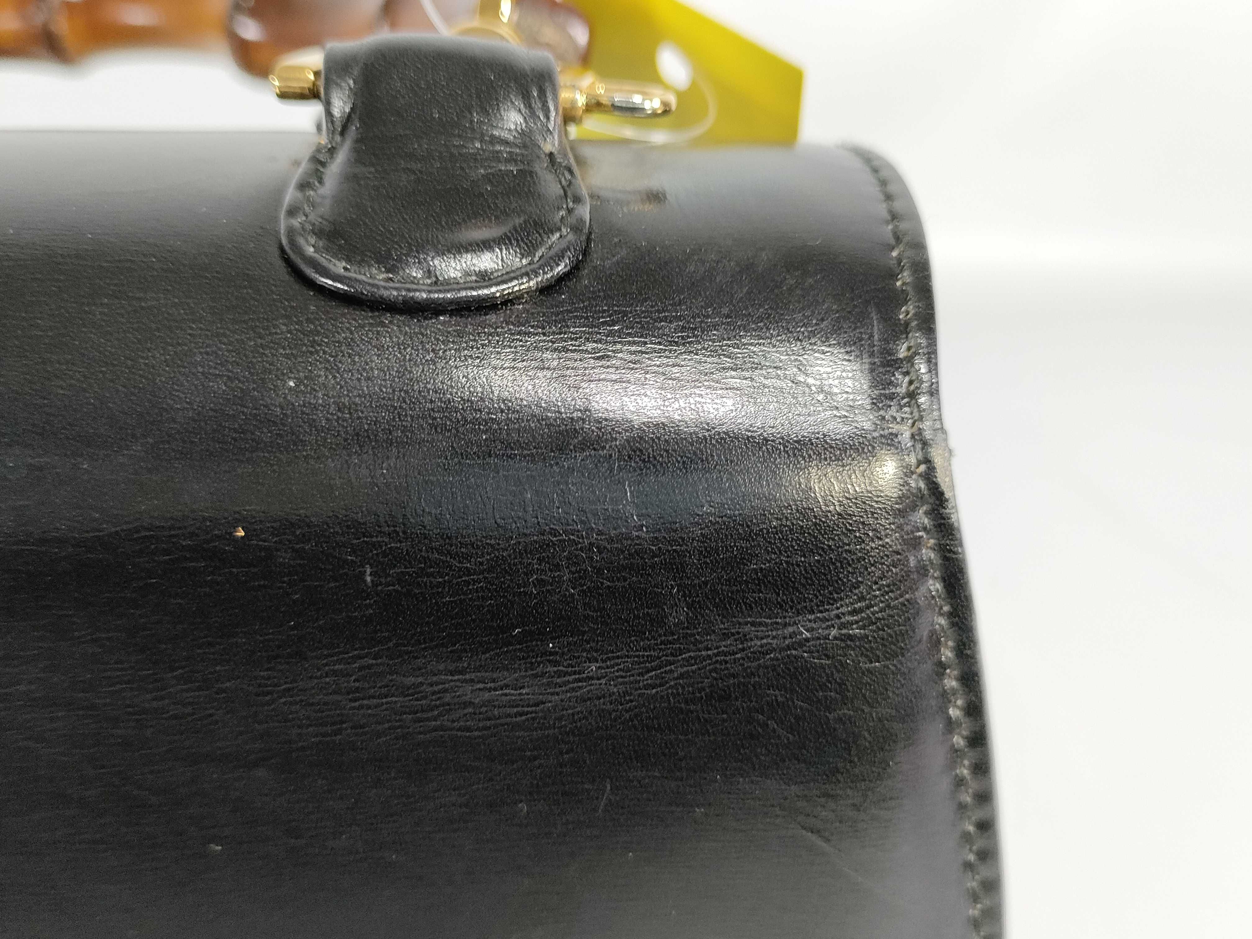 【水曜終了】(10220_0016)GUCCI バンブー 00020460633 ストラップ欠品 ハンドバッグ