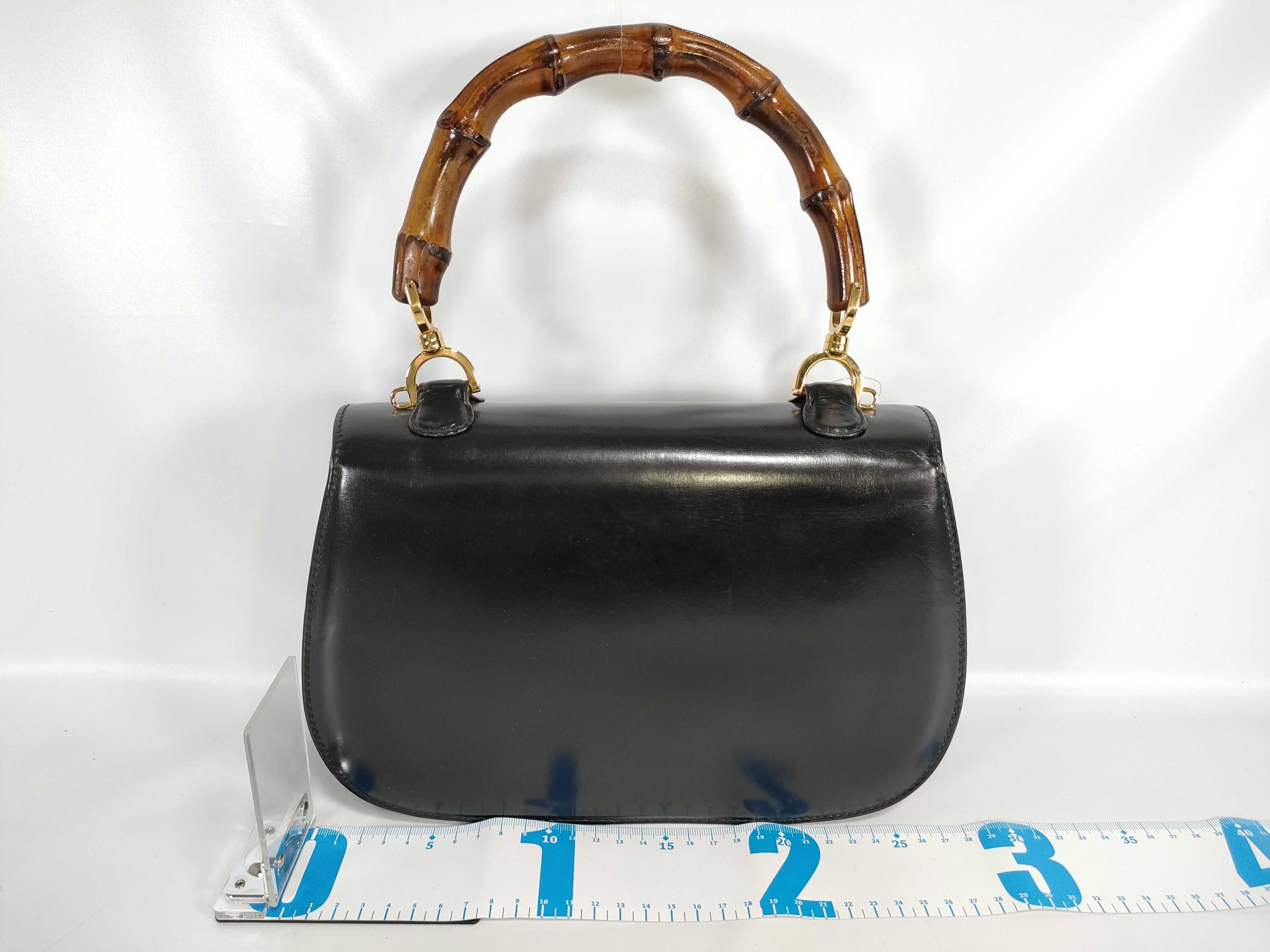 【水曜終了】(10220_0016)GUCCI バンブー 00020460633 ストラップ欠品 ハンドバッグ