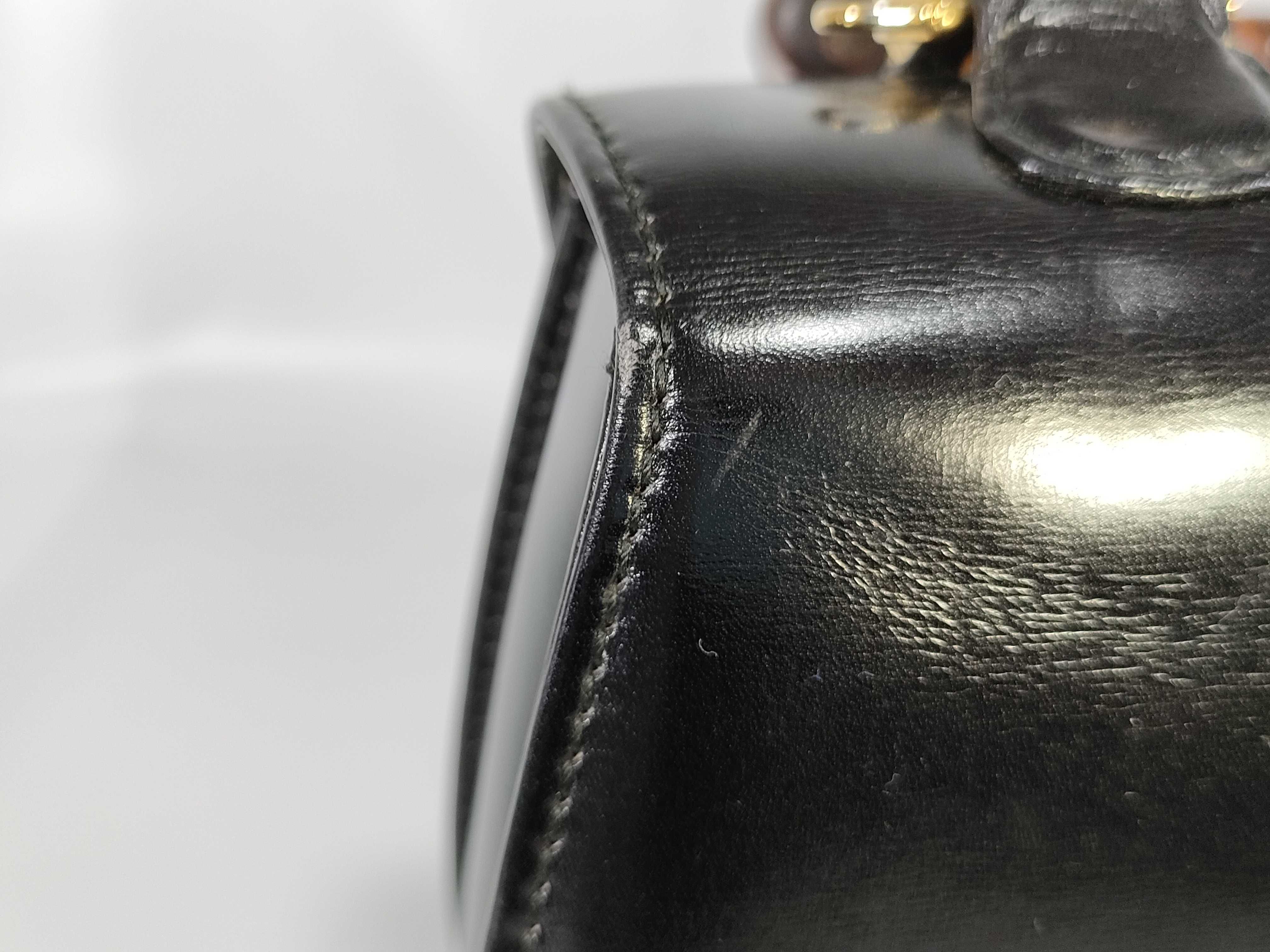 【水曜終了】(10220_0016)GUCCI バンブー 00020460633 ストラップ欠品 ハンドバッグ