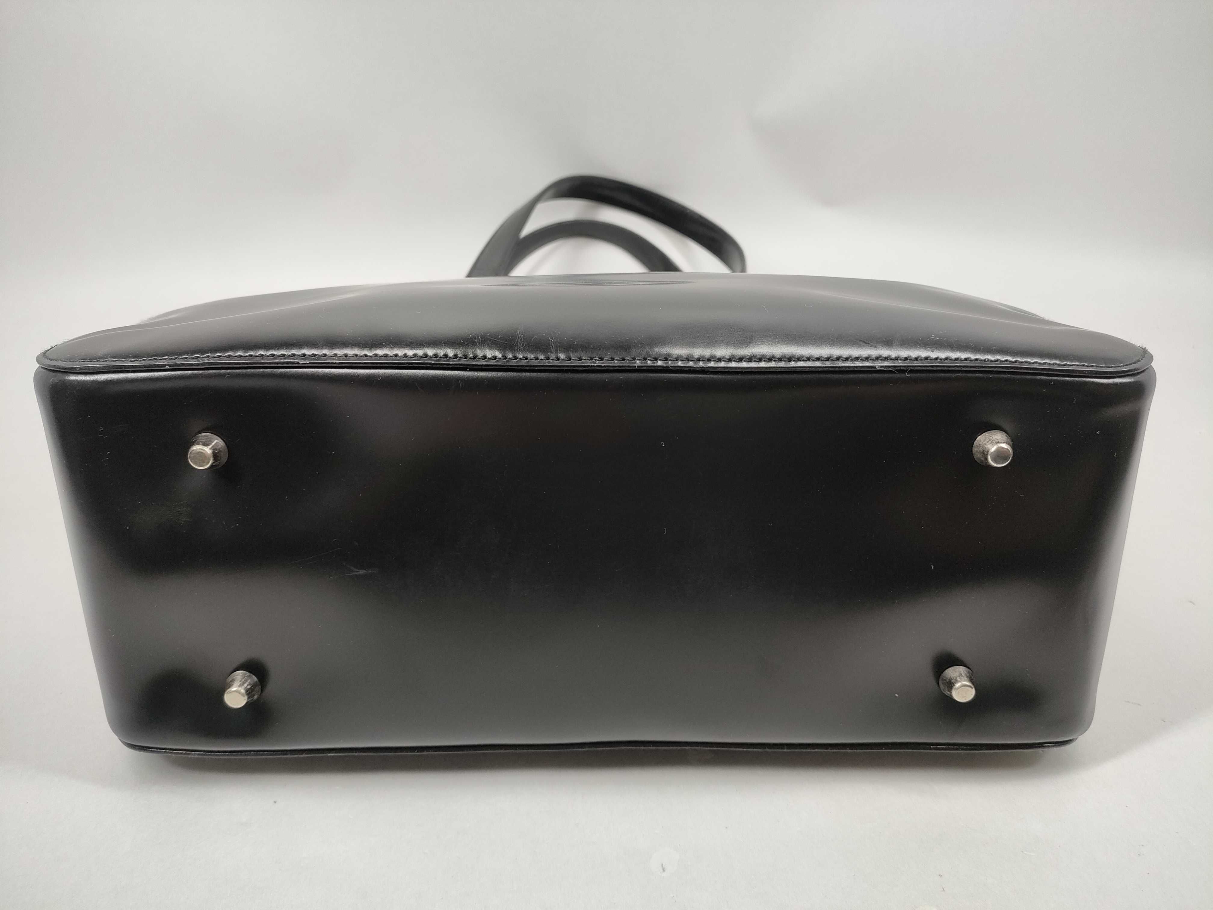 【水曜終了】(10219_0336)PRADA レザー ハンド ハンドバッグ