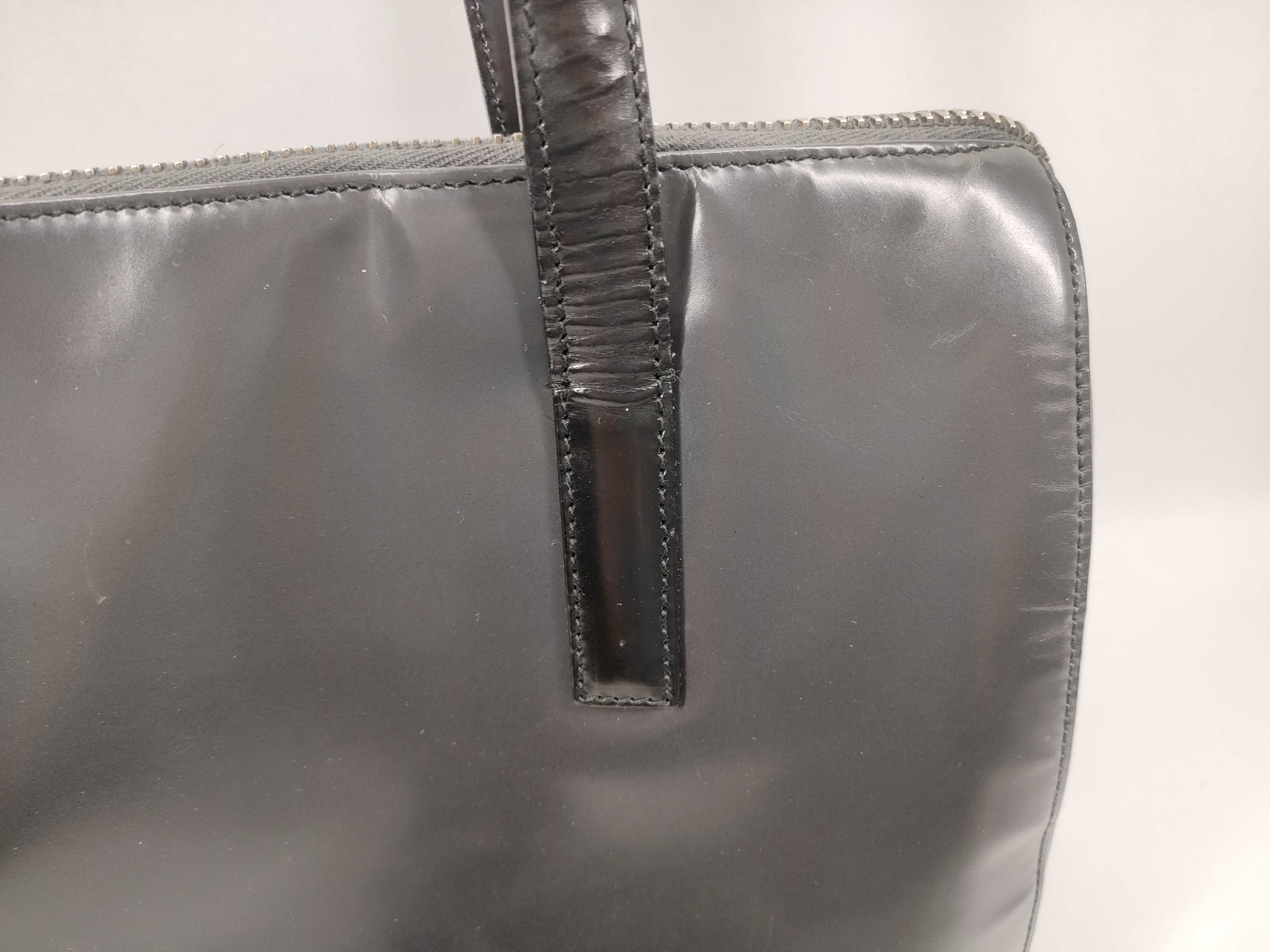 【水曜終了】(10219_0336)PRADA レザー ハンド ハンドバッグ