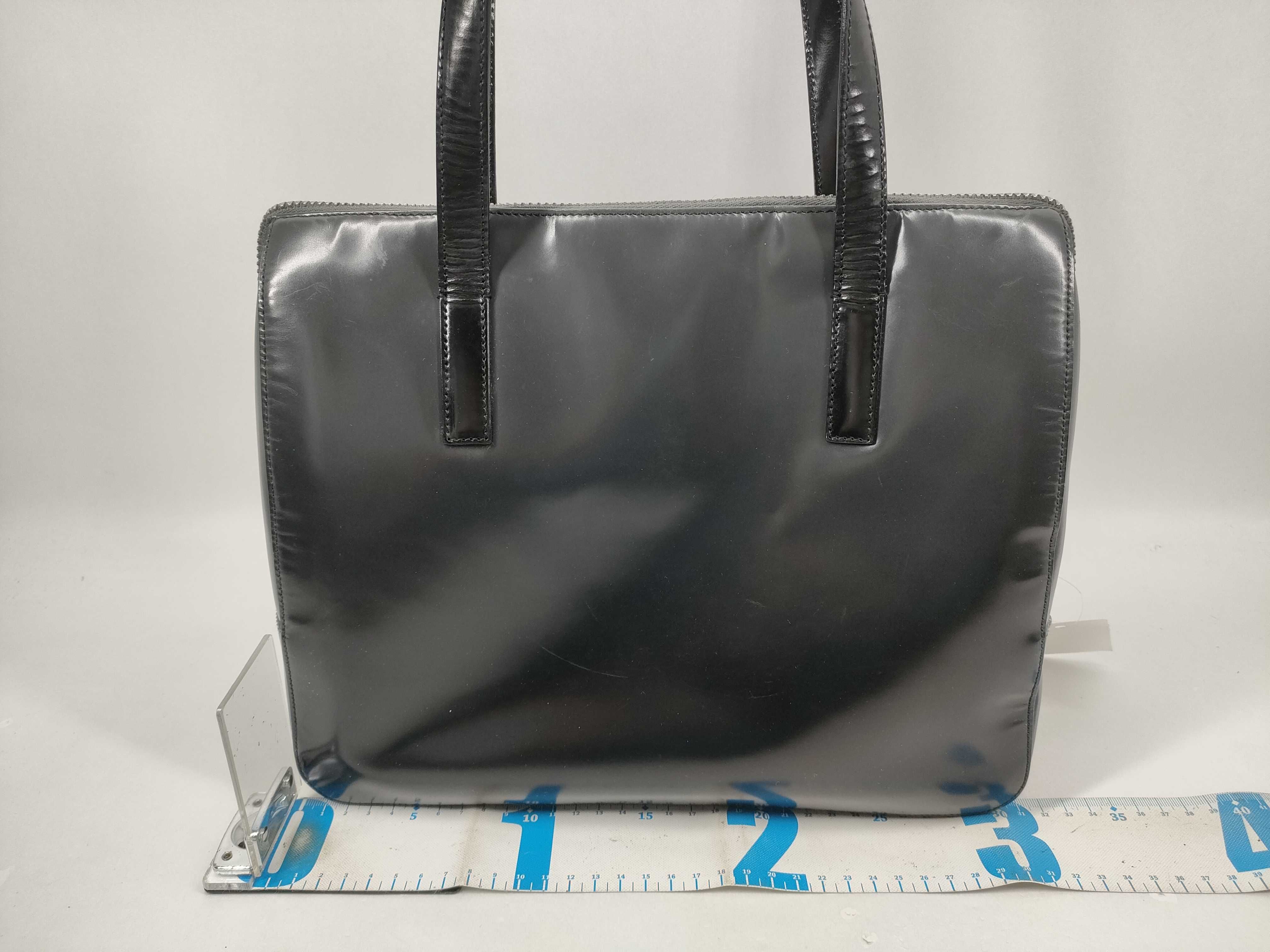【水曜終了】(10219_0336)PRADA レザー ハンド ハンドバッグ