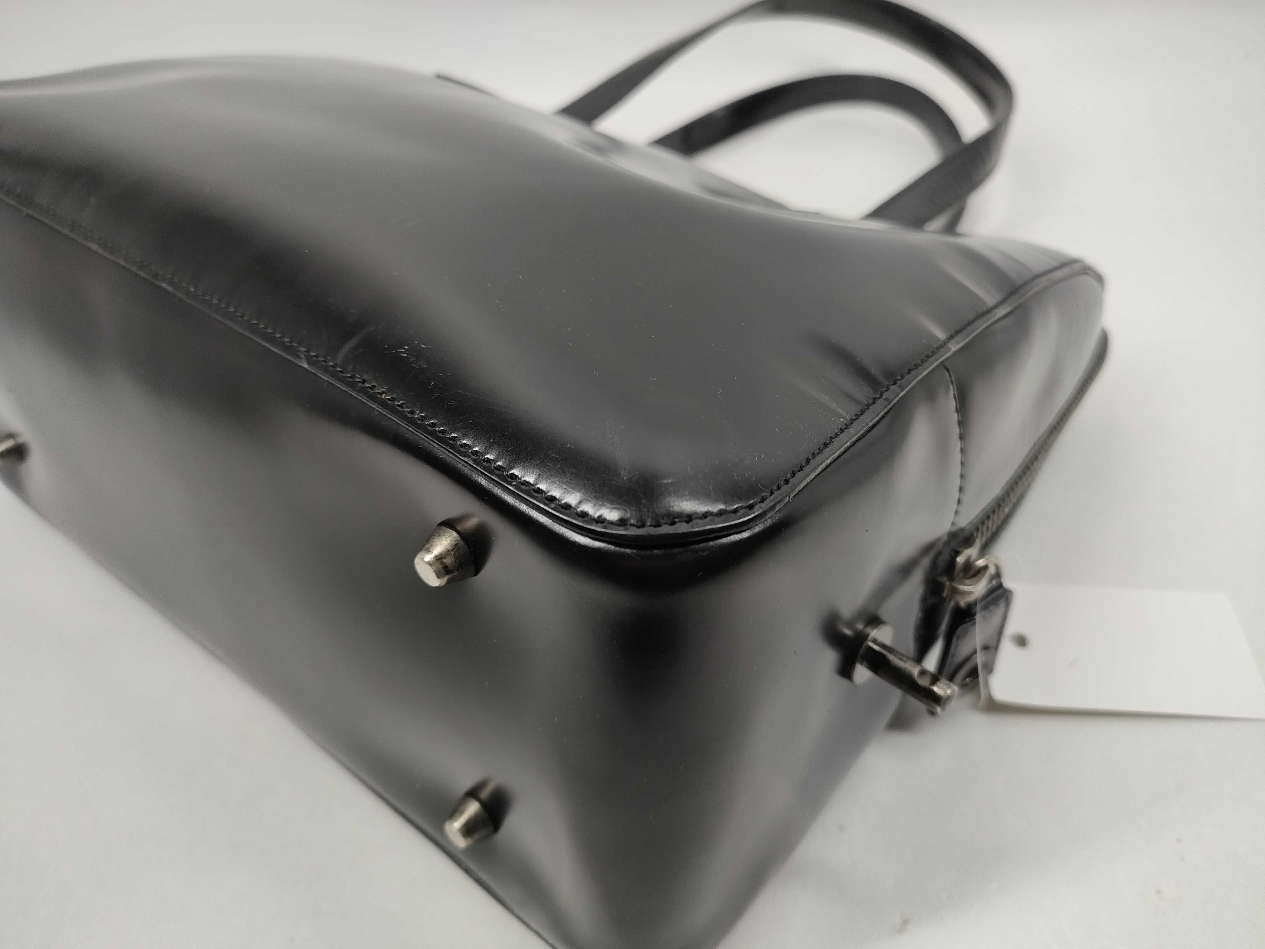 【水曜終了】(10219_0336)PRADA レザー ハンド ハンドバッグ