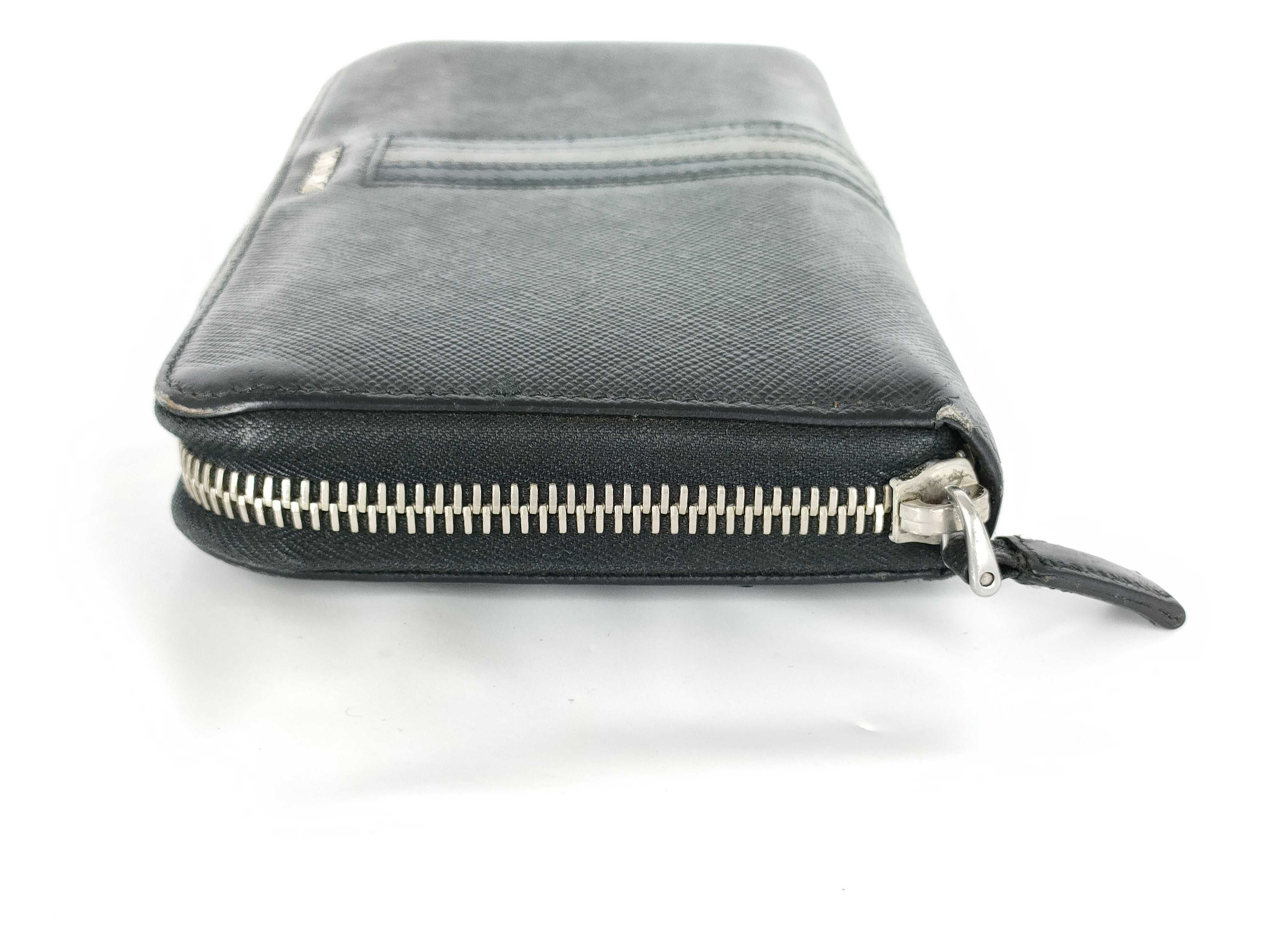 【水曜終了】(10230_0252)PRADA 長財布 ストライプライン ラウンドファスナー 財布