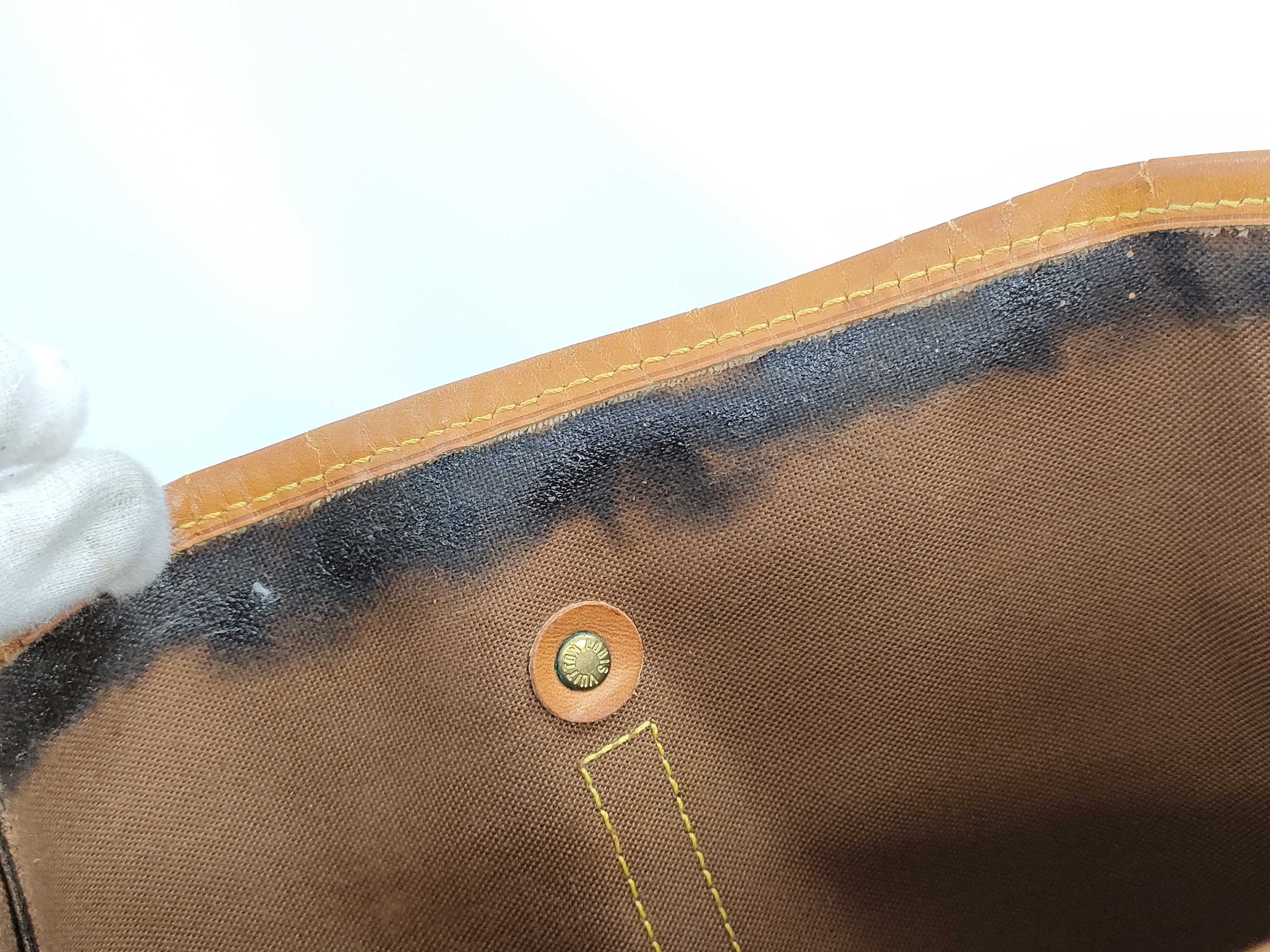【水曜終了】(10229_0452)LOUIS VUITTON モノグラム M42236 バケットGM 内側張替 トートバッグ
