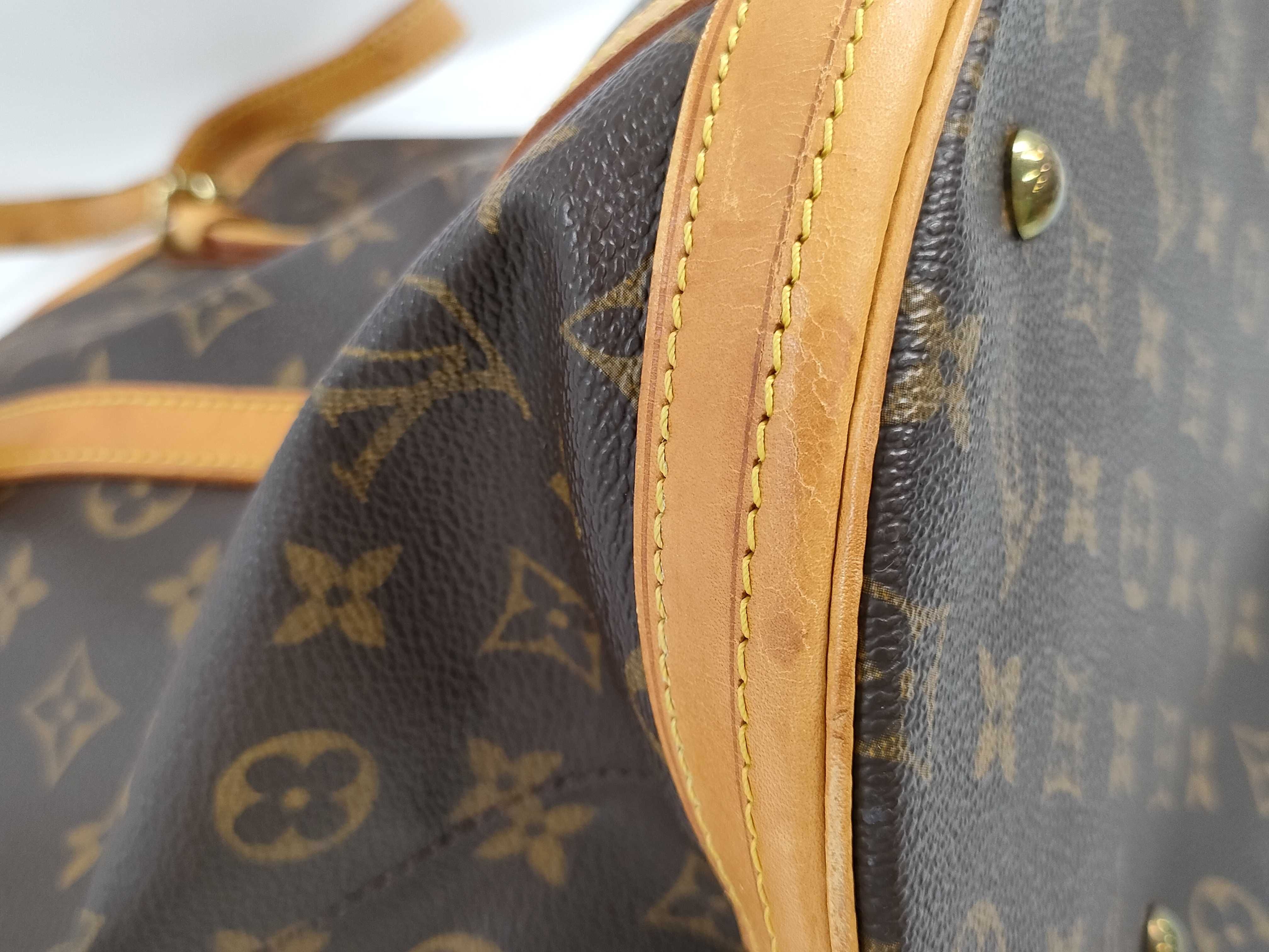【水曜終了】(10229_0452)LOUIS VUITTON モノグラム M42236 バケットGM 内側張替 トートバッグ