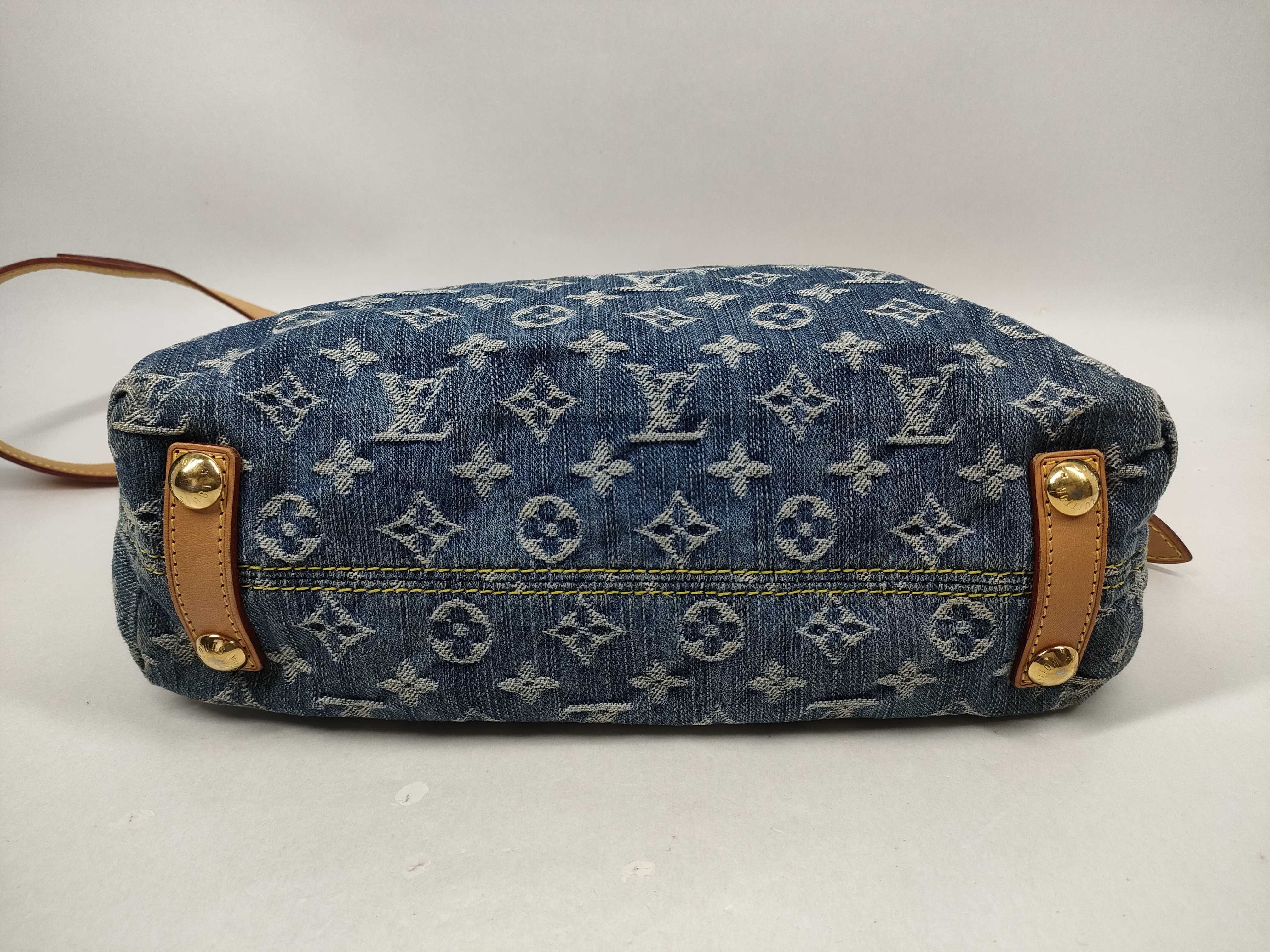【水曜終了】(10218_0253)LOUIS VUITTON モノグラム デニム バギーPM ショルダーバッグ
