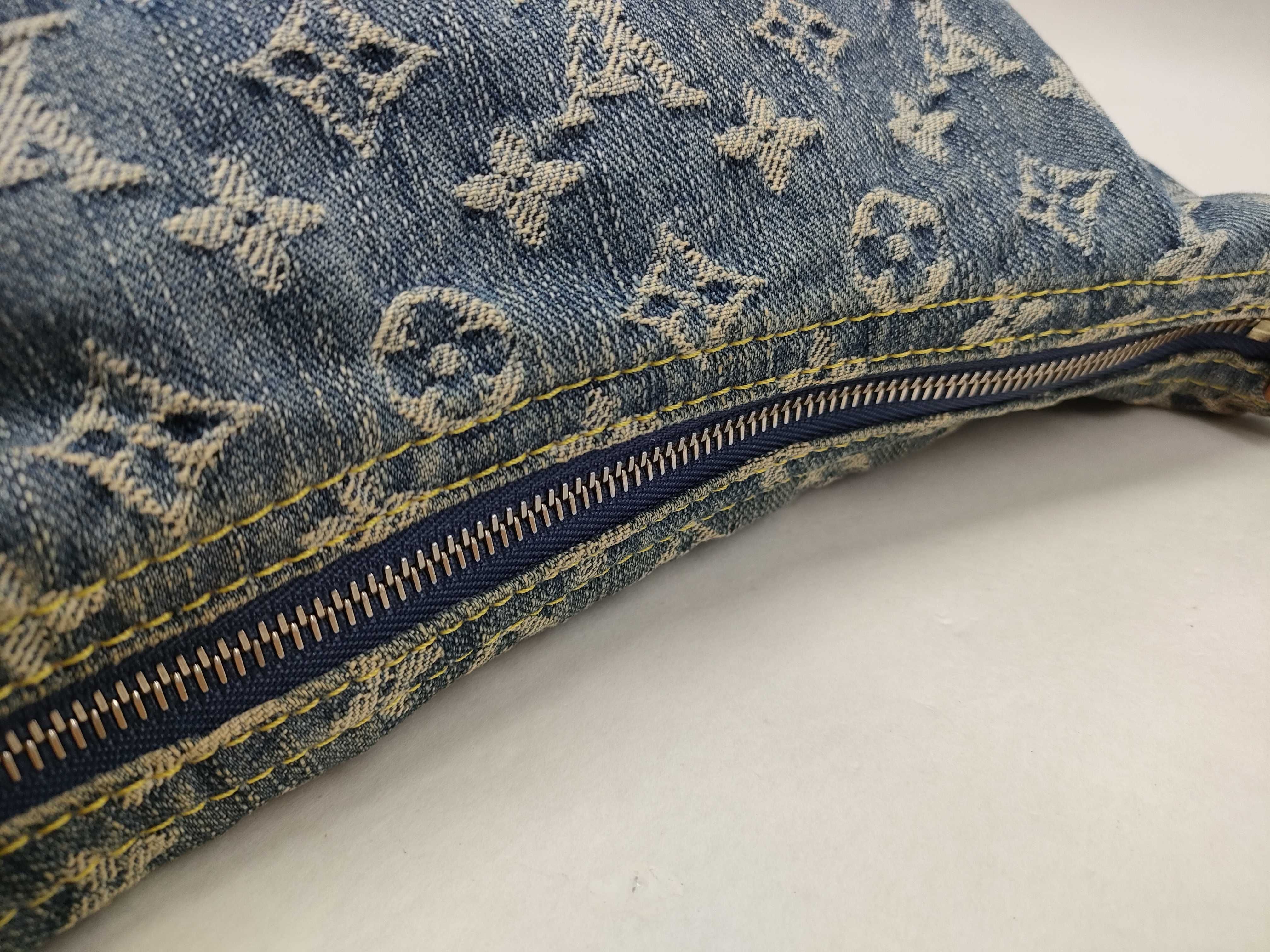 【水曜終了】(10218_0253)LOUIS VUITTON モノグラム デニム バギーPM ショルダーバッグ