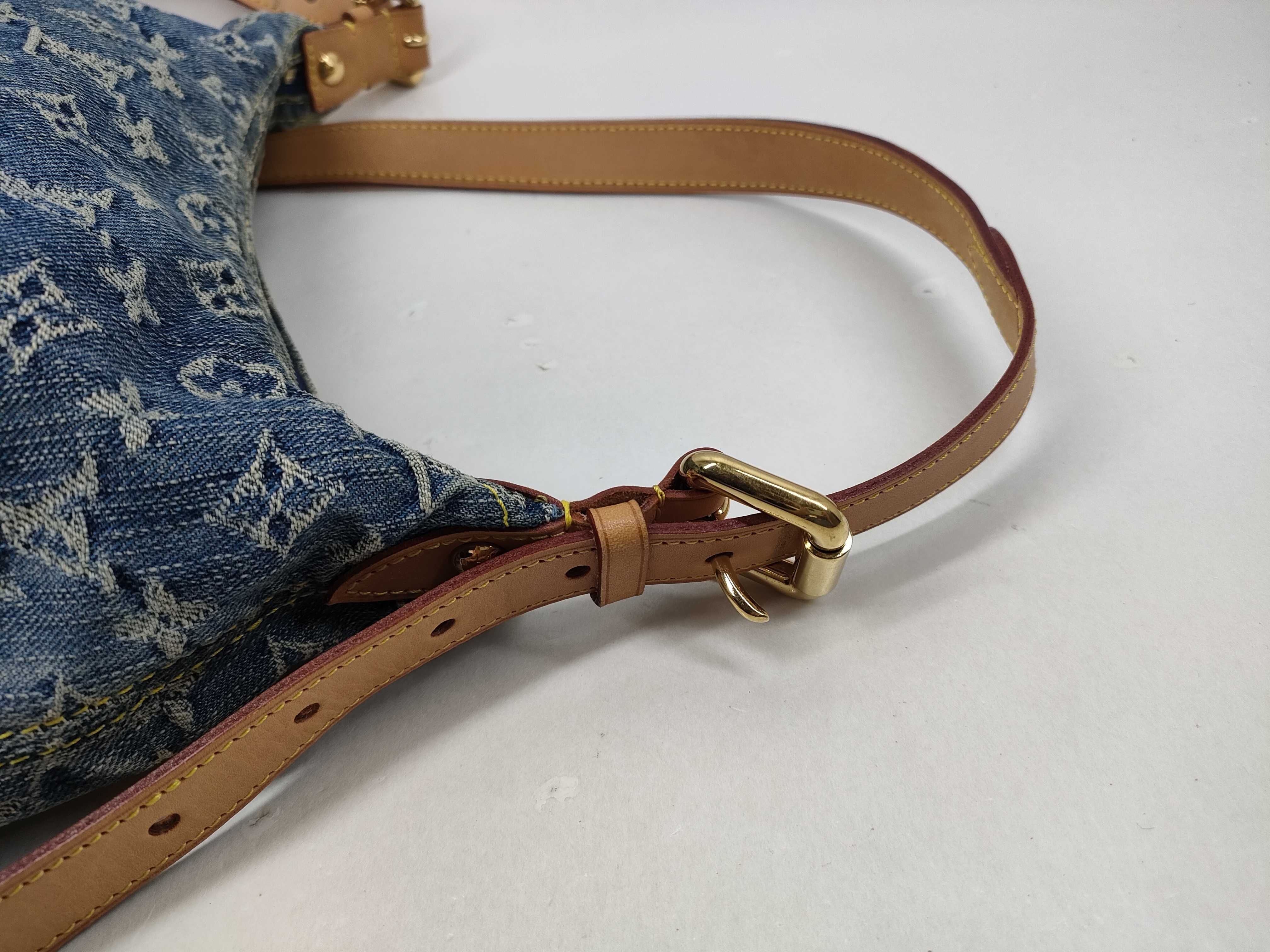 【水曜終了】(10218_0253)LOUIS VUITTON モノグラム デニム バギーPM ショルダーバッグ