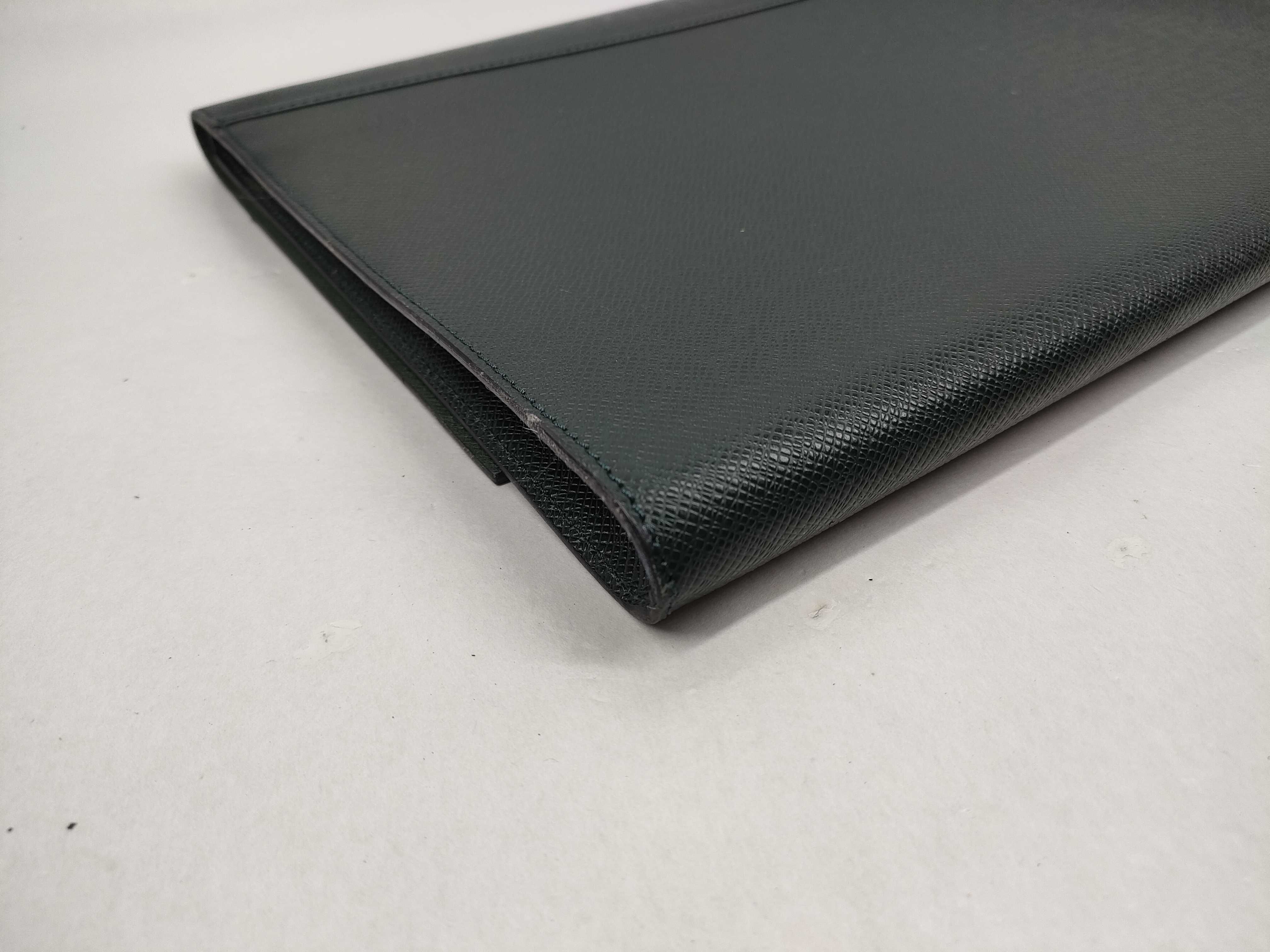 【水曜終了】(10229_0371)LOUIS VUITTON タイガ フラップ式 セカンドバッグ ポケット内劣化有 セカンドバッグ