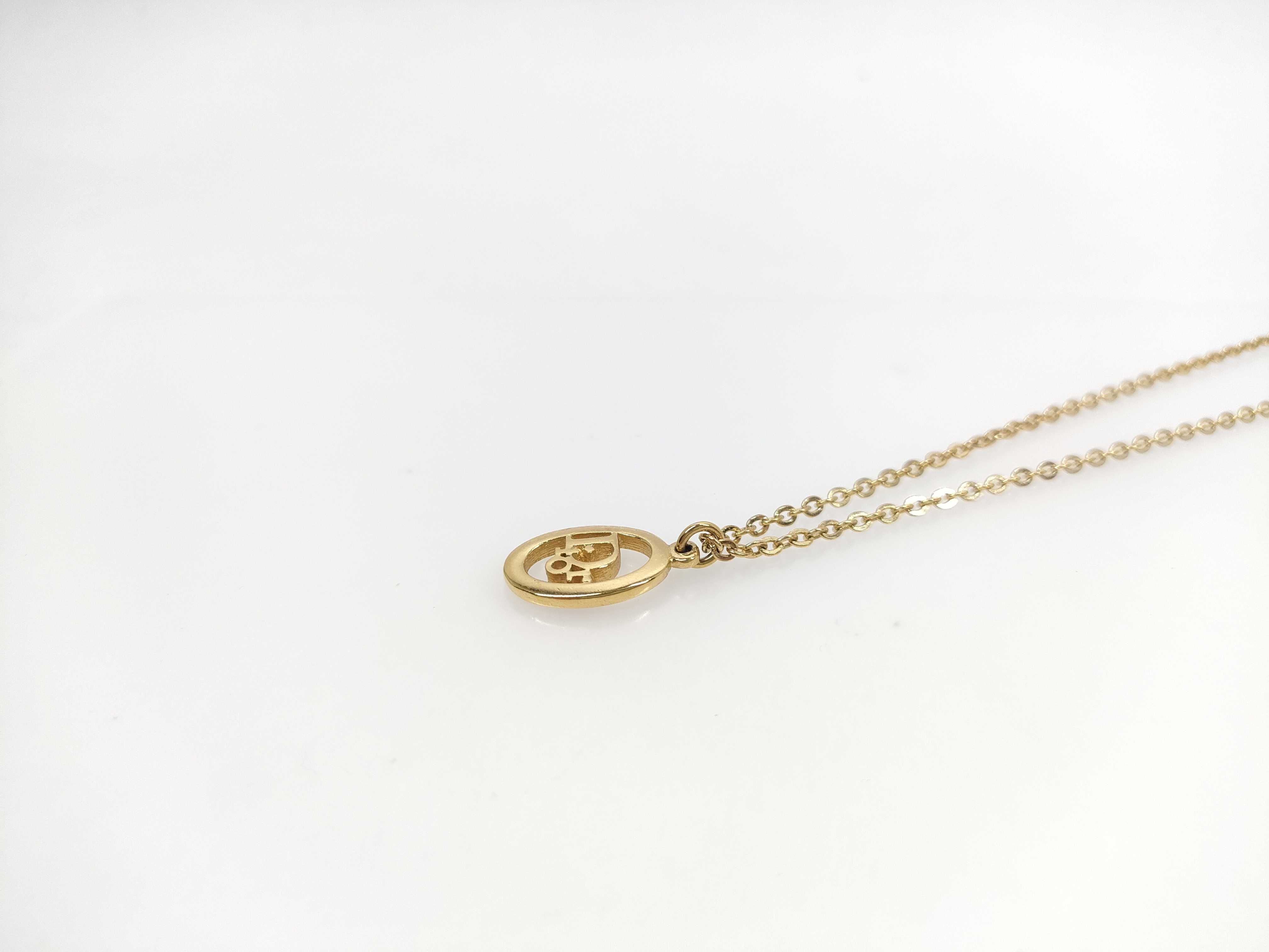 【水曜終了】(10221_0715)Dior ゴールドメッキ ネックレス ネックレス