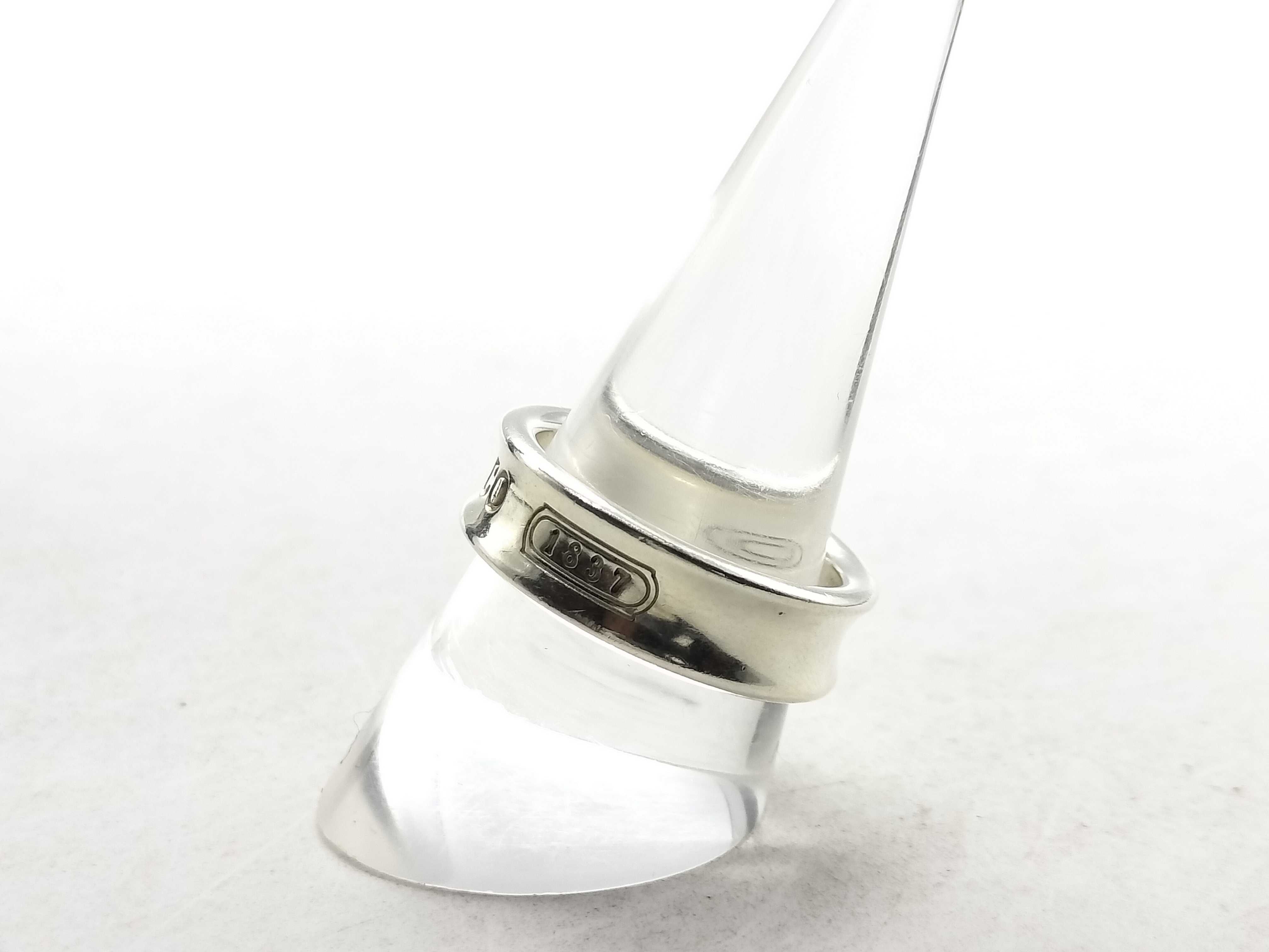 【水曜終了】(10221_0458)Tiffany&Co. ナロー 1837 925 リング リング