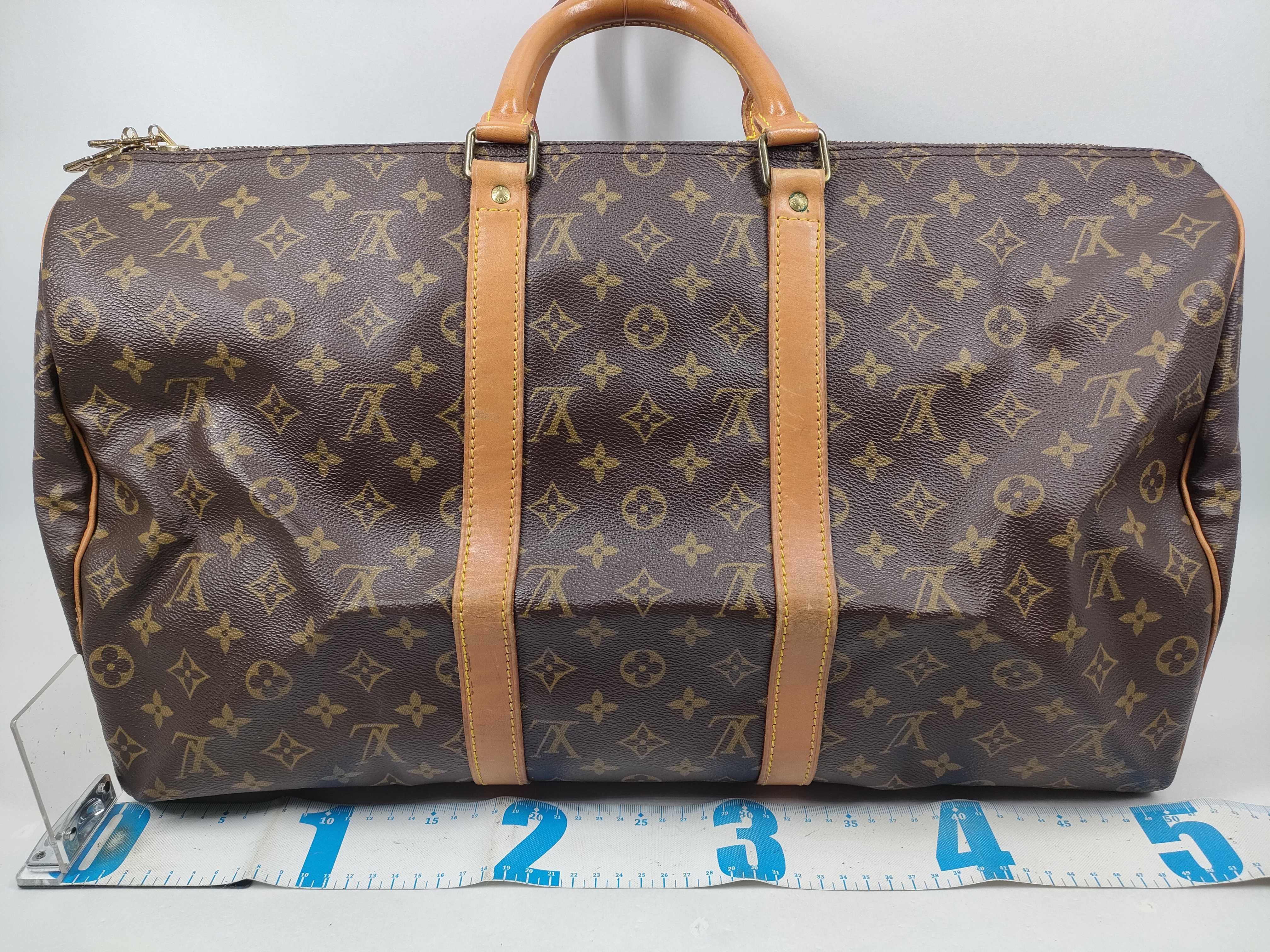 【水曜終了】(10229_0112)LOUIS VUITTON モノグラム M41416 キーポル・バンドリエール50 ボストンバッグ
