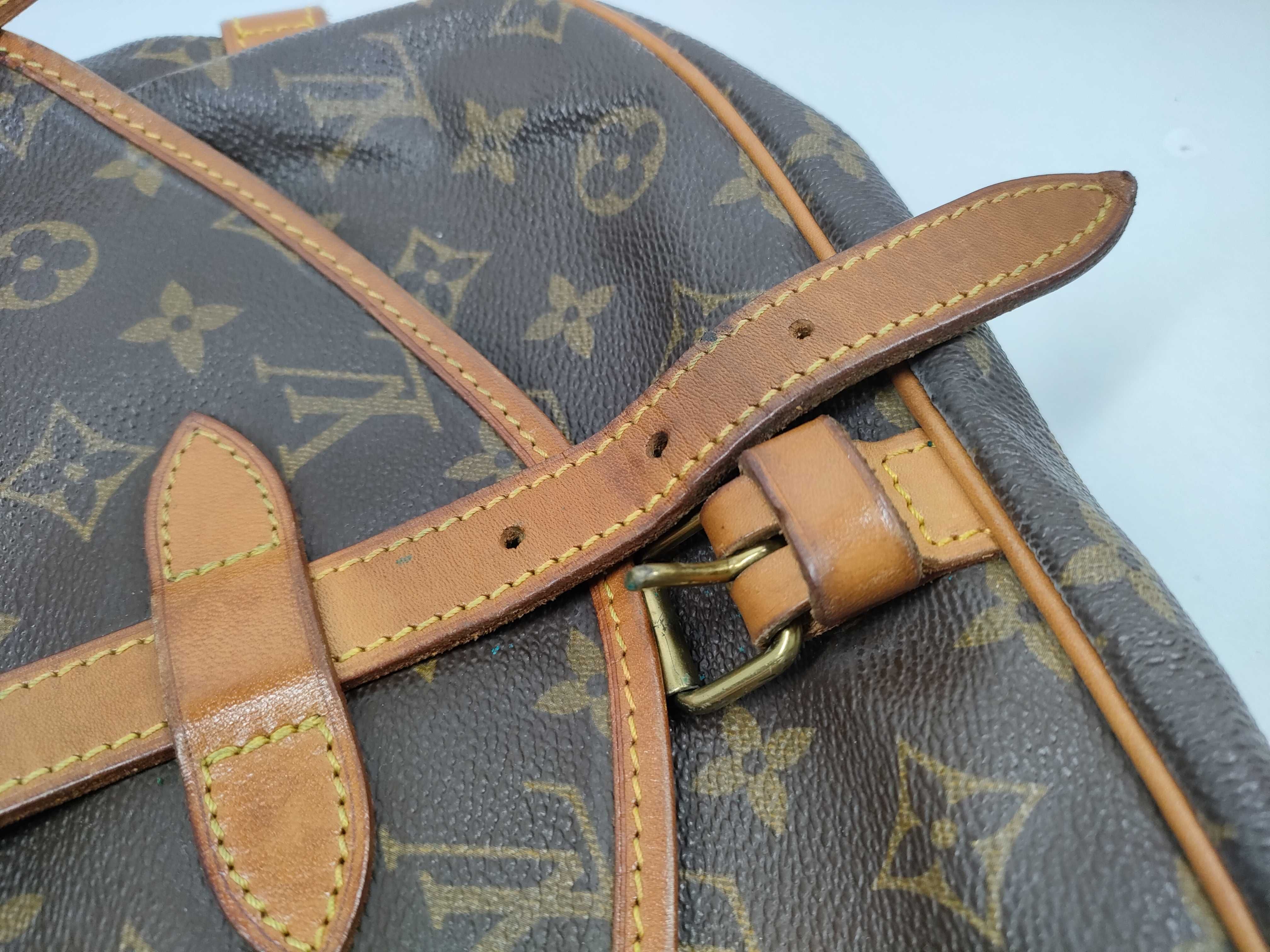 【水曜終了】(10229_0113)LOUIS VUITTON モノグラム M42254 ソミュール35 ショルダーバッグ