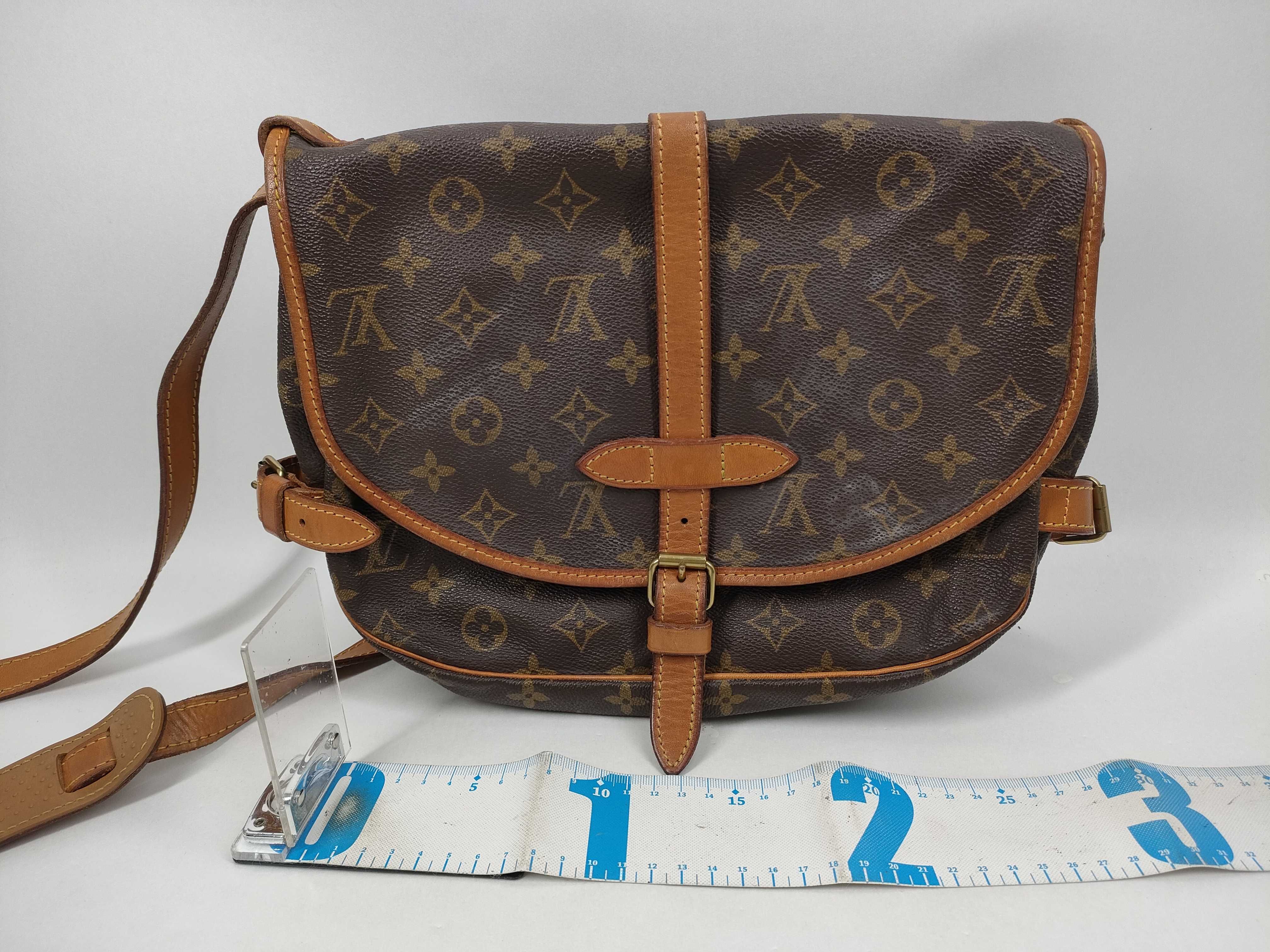 【水曜終了】(10229_0113)LOUIS VUITTON モノグラム M42254 ソミュール35 ショルダーバッグ