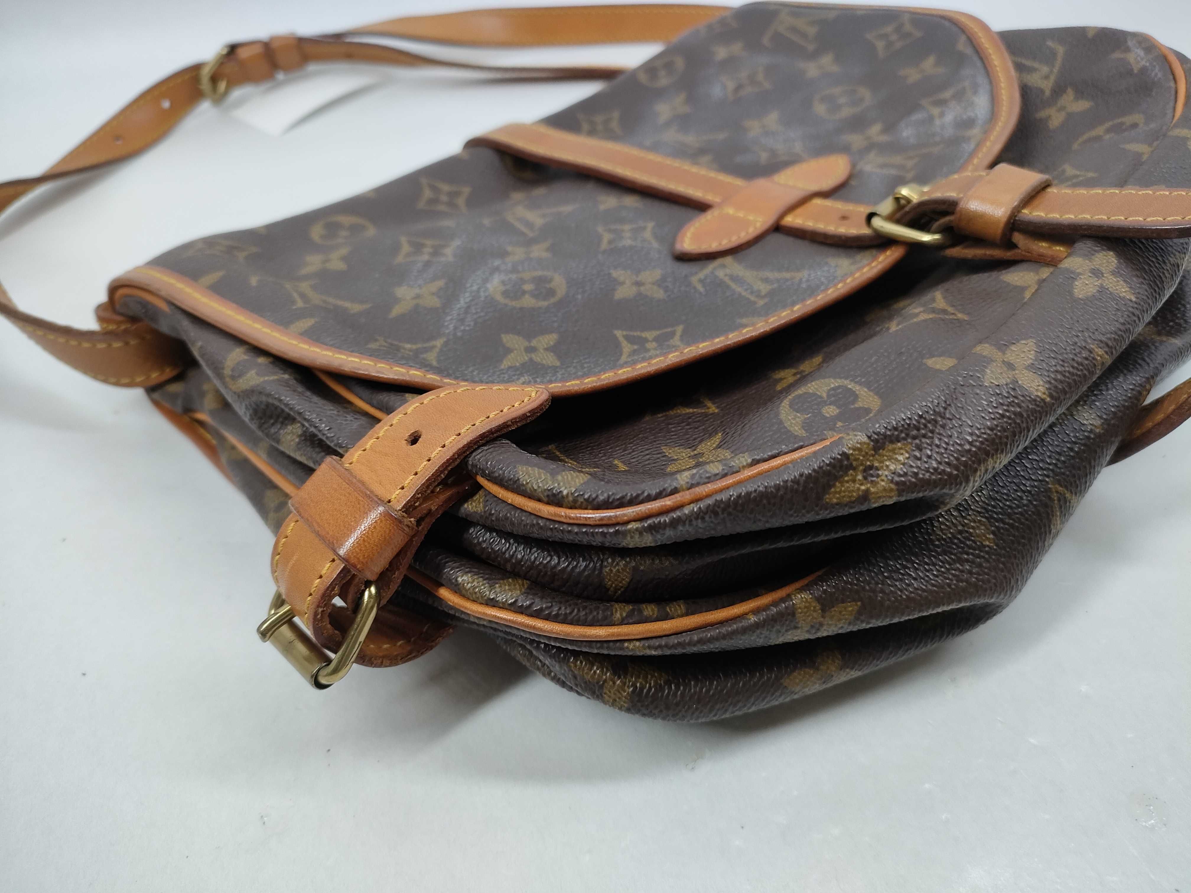 【水曜終了】(10229_0113)LOUIS VUITTON モノグラム M42254 ソミュール35 ショルダーバッグ