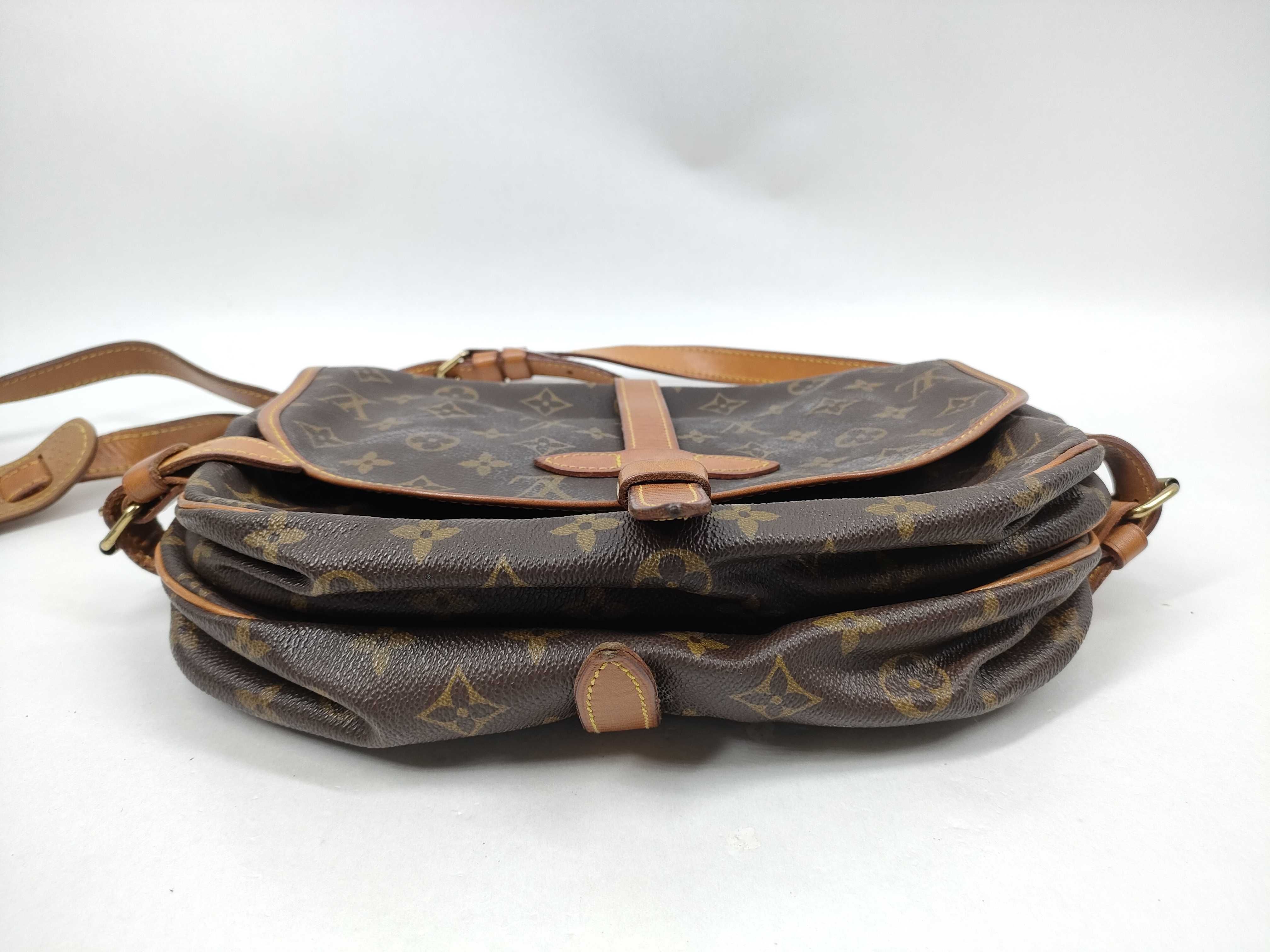 【水曜終了】(10229_0113)LOUIS VUITTON モノグラム M42254 ソミュール35 ショルダーバッグ