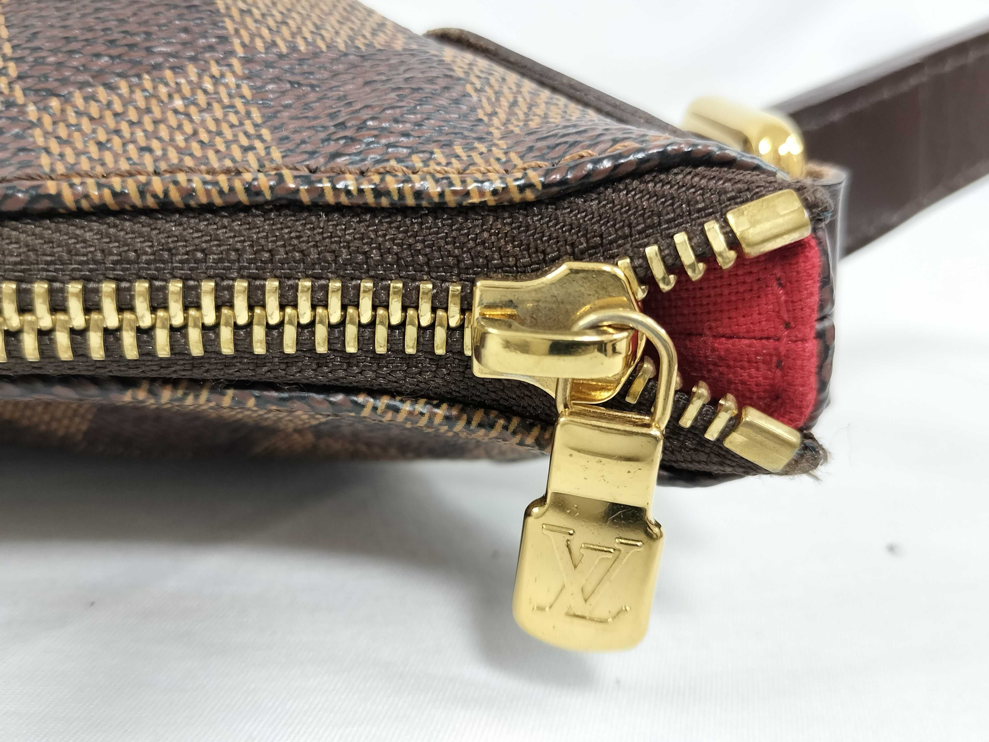 【水曜終了】(10218_0067)LOUIS VUITTON ダミエ N42251 ブルームズベリPM 中汚れ ショルダーバッグ