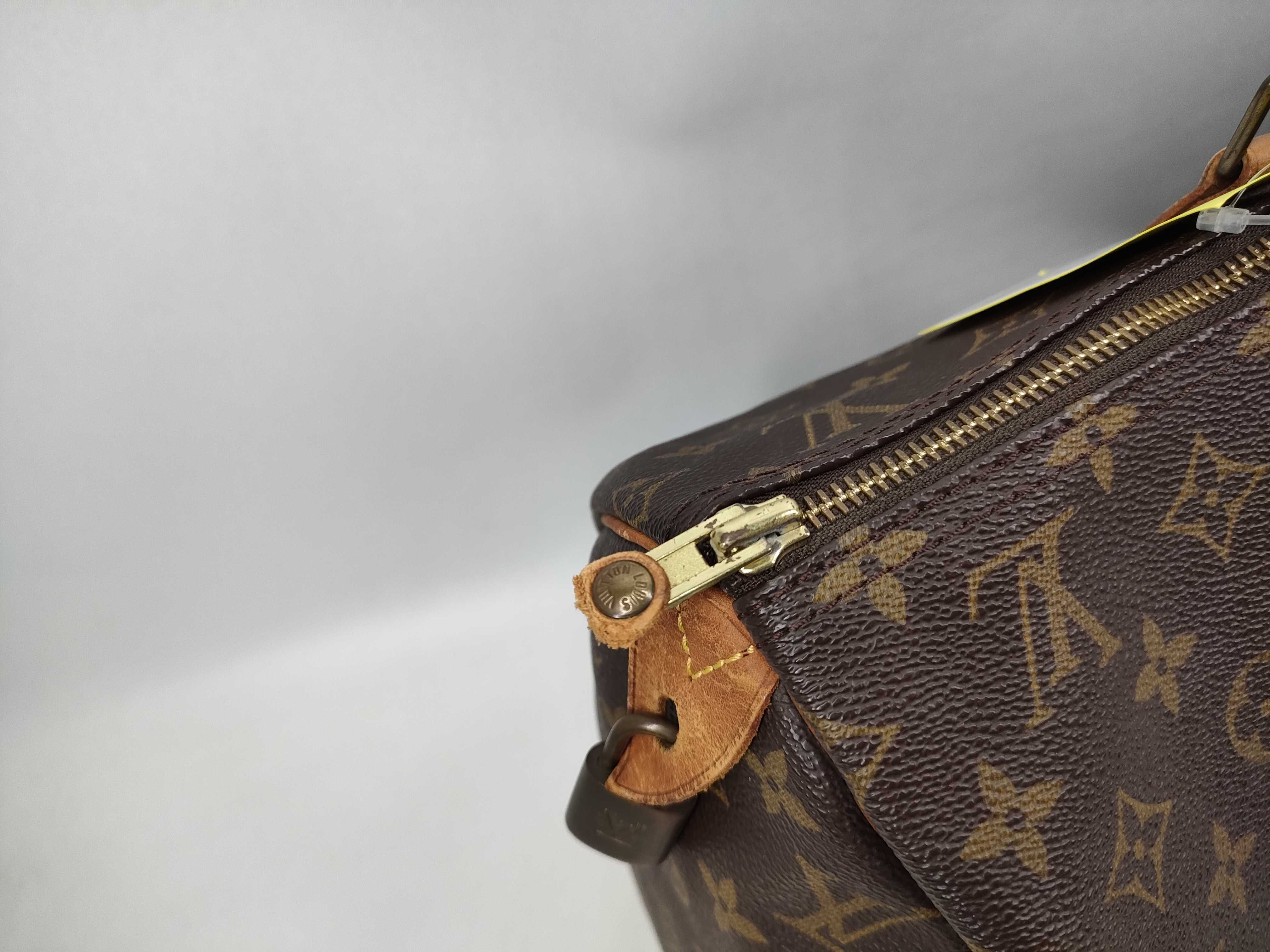 【水曜終了】(10229_0114)LOUIS VUITTON モノグラム M41106 スピーディ40 1993年製 パドロック有 鍵無 ファスナーヌメ革ちぎれ ボストンバッグ