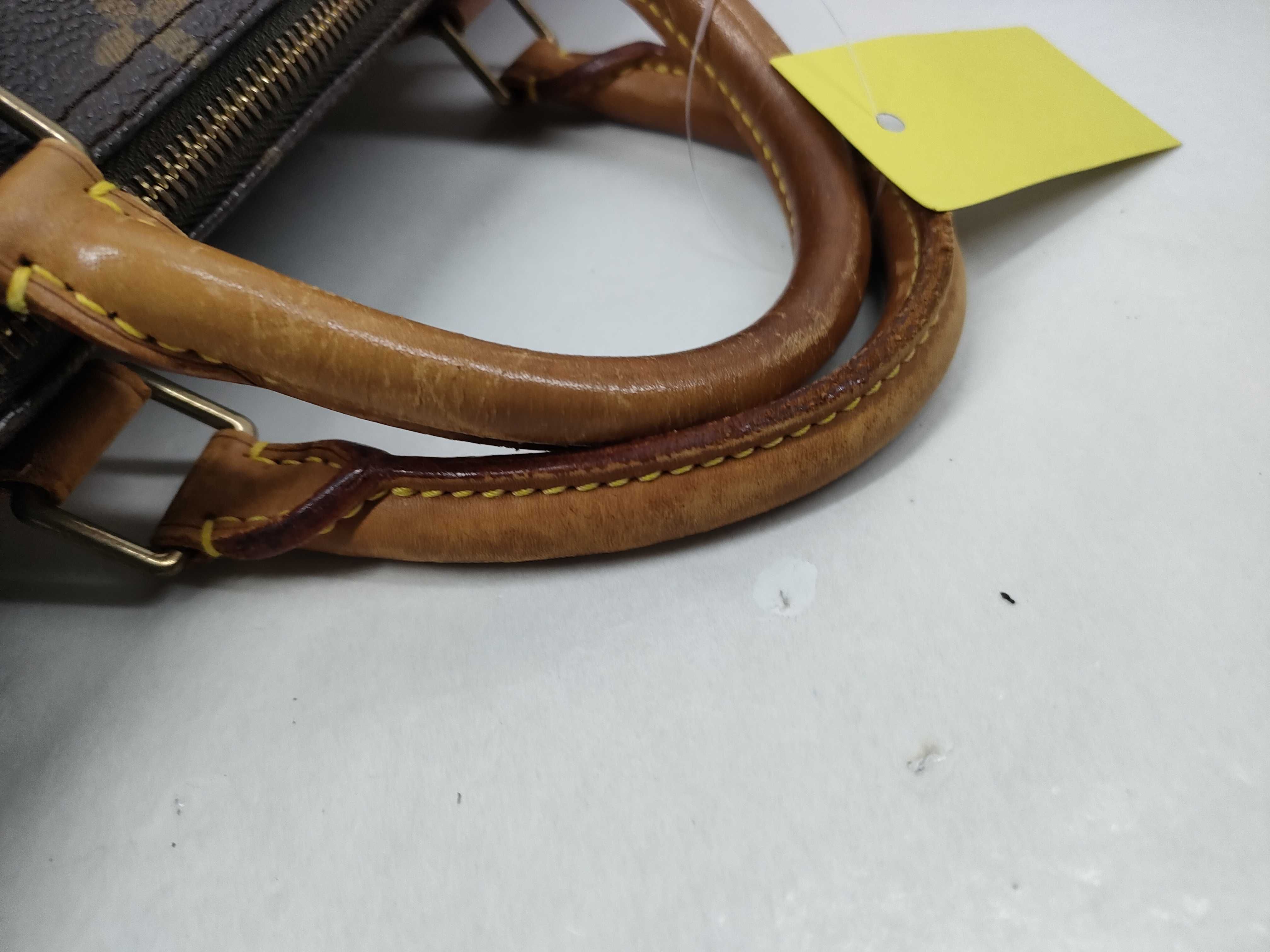 【水曜終了】(10229_0114)LOUIS VUITTON モノグラム M41106 スピーディ40 1993年製 パドロック有 鍵無 ファスナーヌメ革ちぎれ ボストンバッグ
