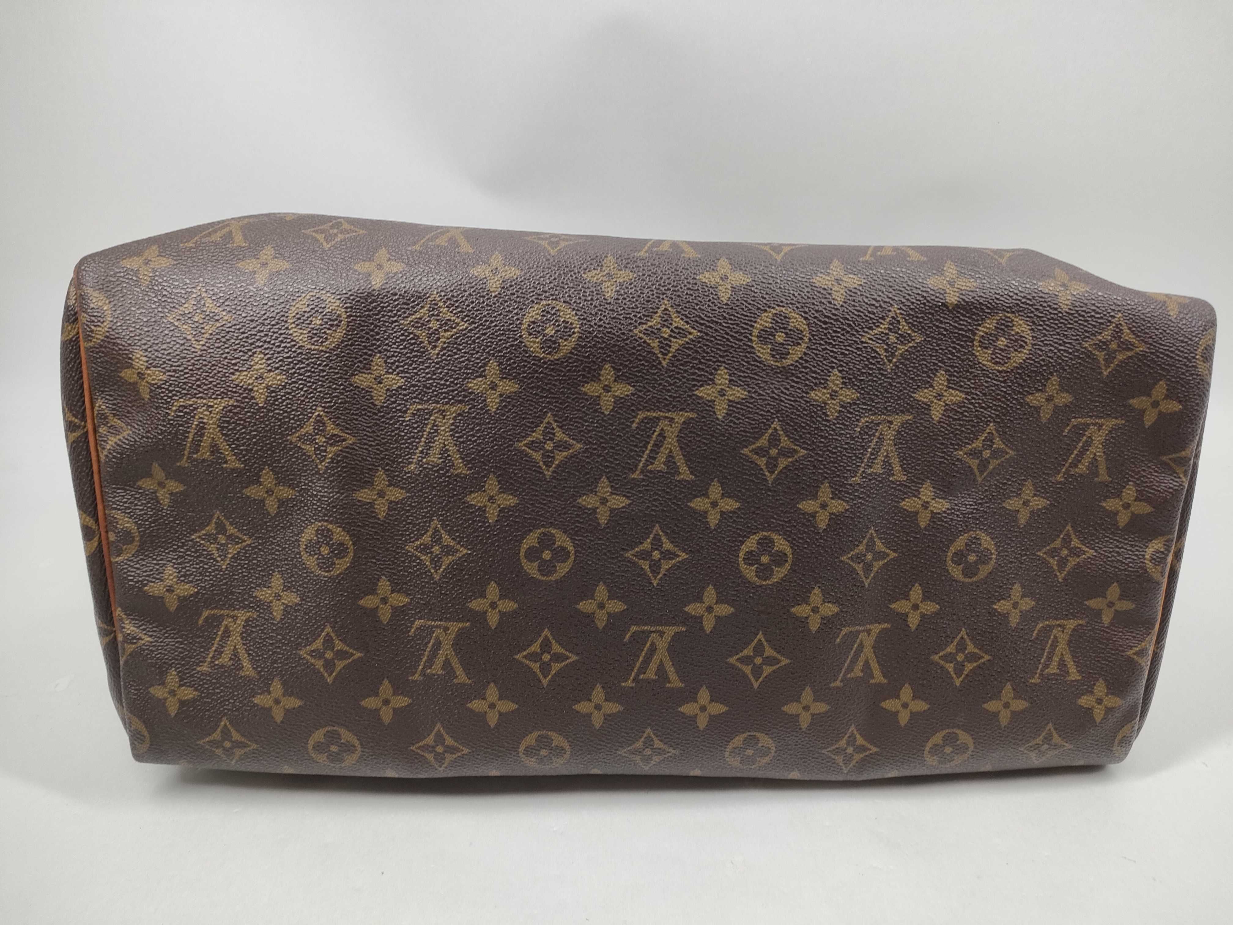 【水曜終了】(10229_0114)LOUIS VUITTON モノグラム M41106 スピーディ40 1993年製 パドロック有 鍵無 ファスナーヌメ革ちぎれ ボストンバッグ