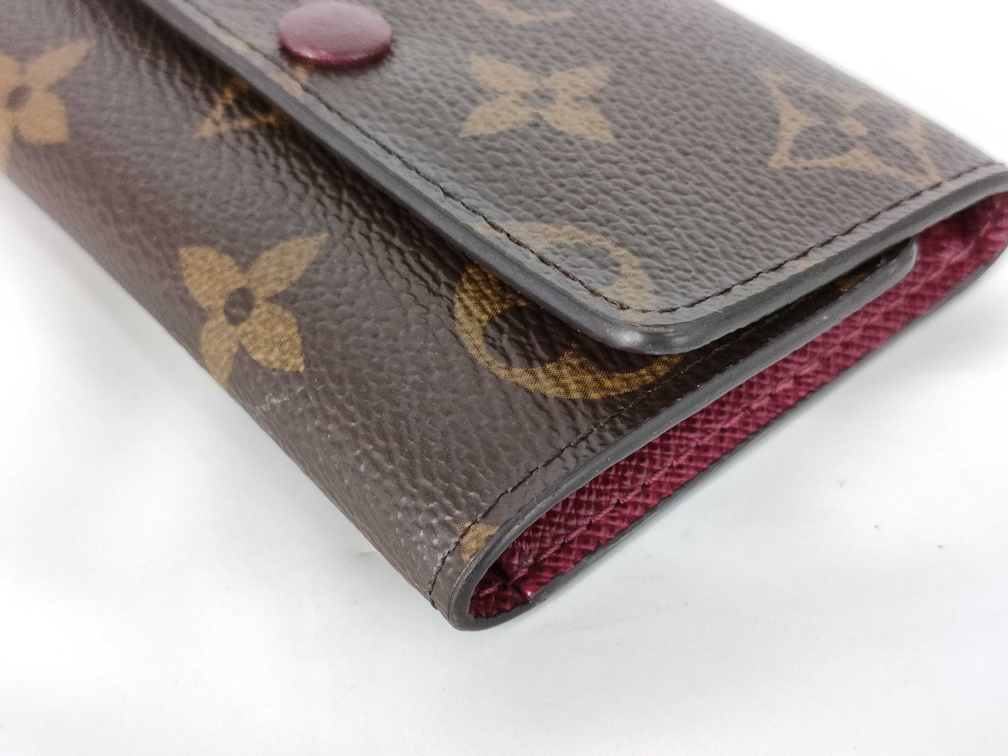 【水曜終了】(10218_0087)LOUIS VUITTON モノグラム フューシャ ミュルティクレ 6連 キーケース・キーホルダー