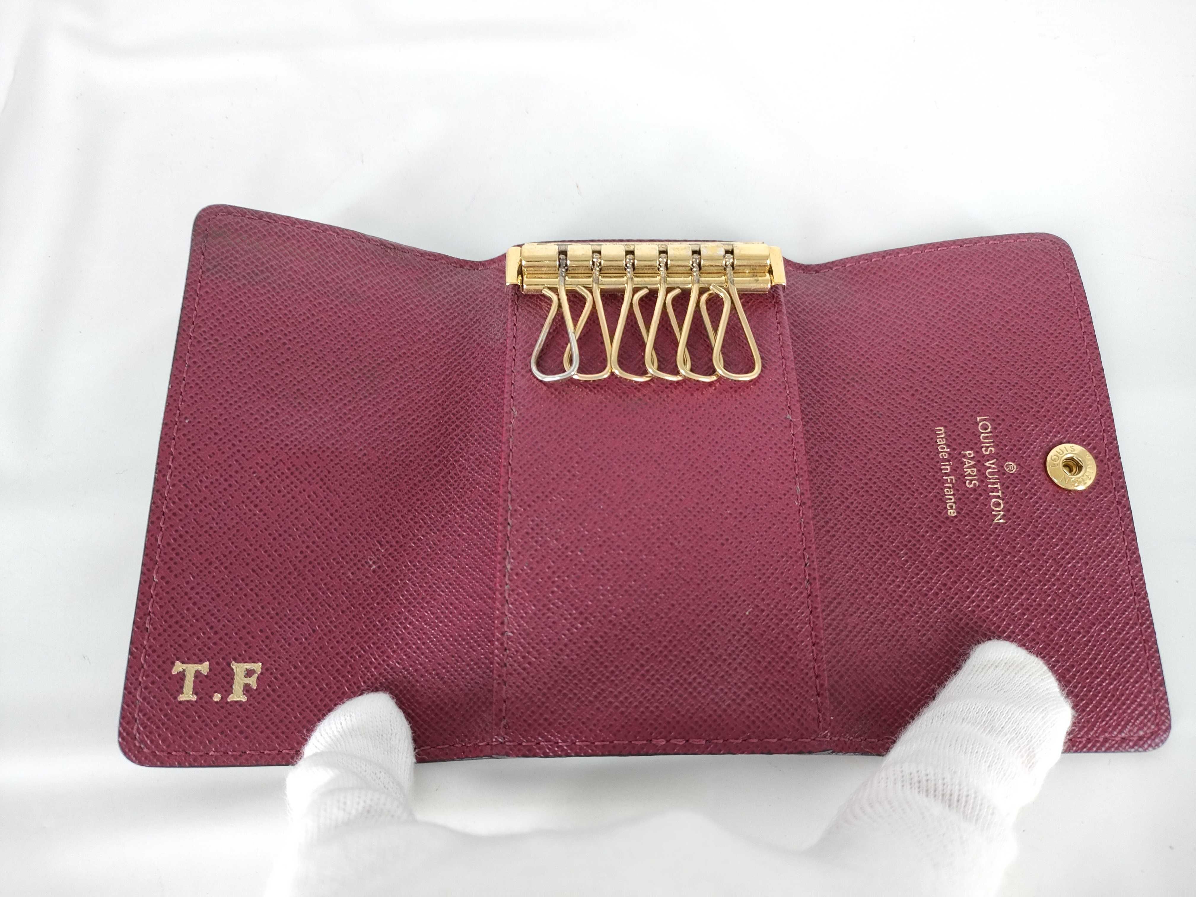 【水曜終了】(10218_0087)LOUIS VUITTON モノグラム フューシャ ミュルティクレ 6連 キーケース・キーホルダー