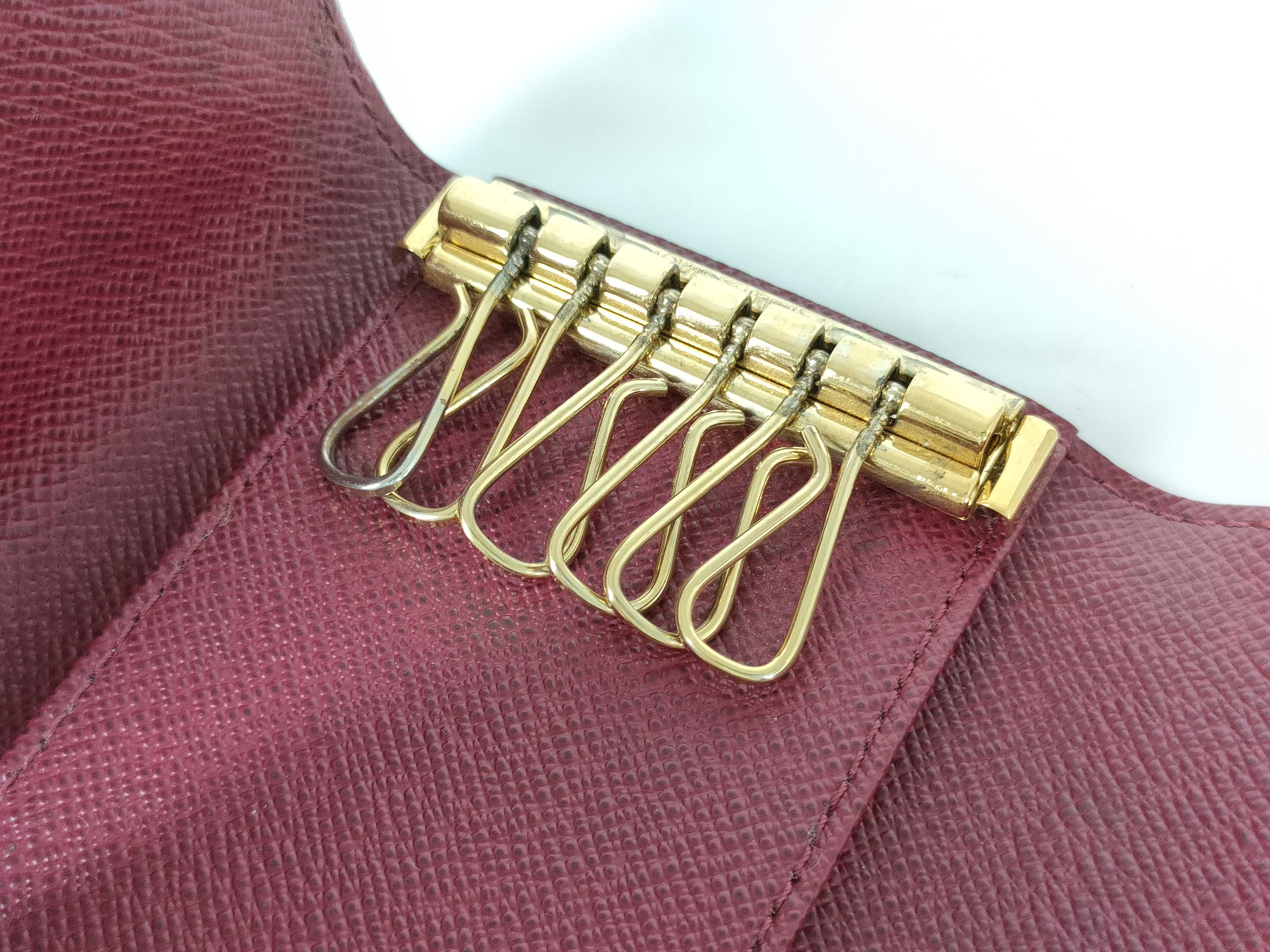 【水曜終了】(10218_0087)LOUIS VUITTON モノグラム フューシャ ミュルティクレ 6連 キーケース・キーホルダー