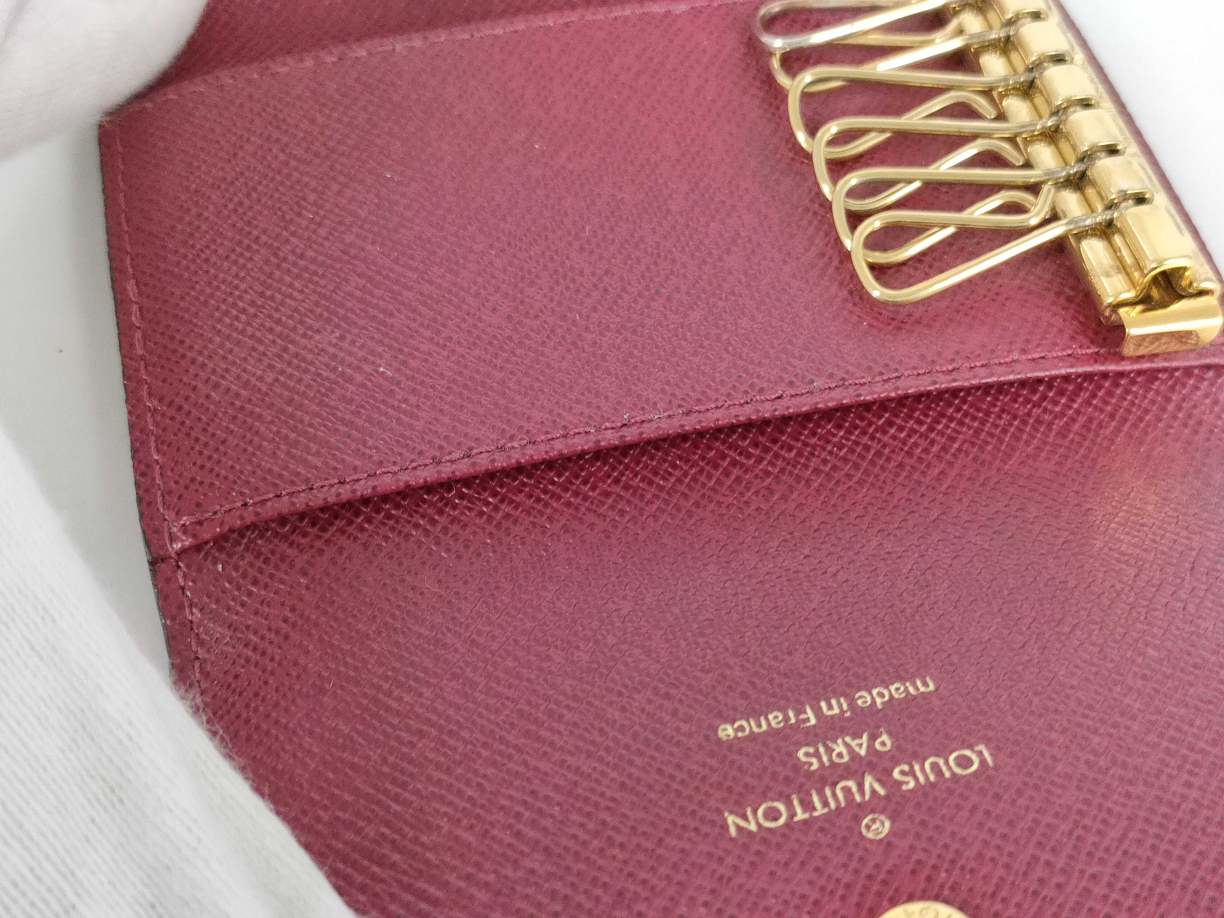【水曜終了】(10218_0087)LOUIS VUITTON モノグラム フューシャ ミュルティクレ 6連 キーケース・キーホルダー