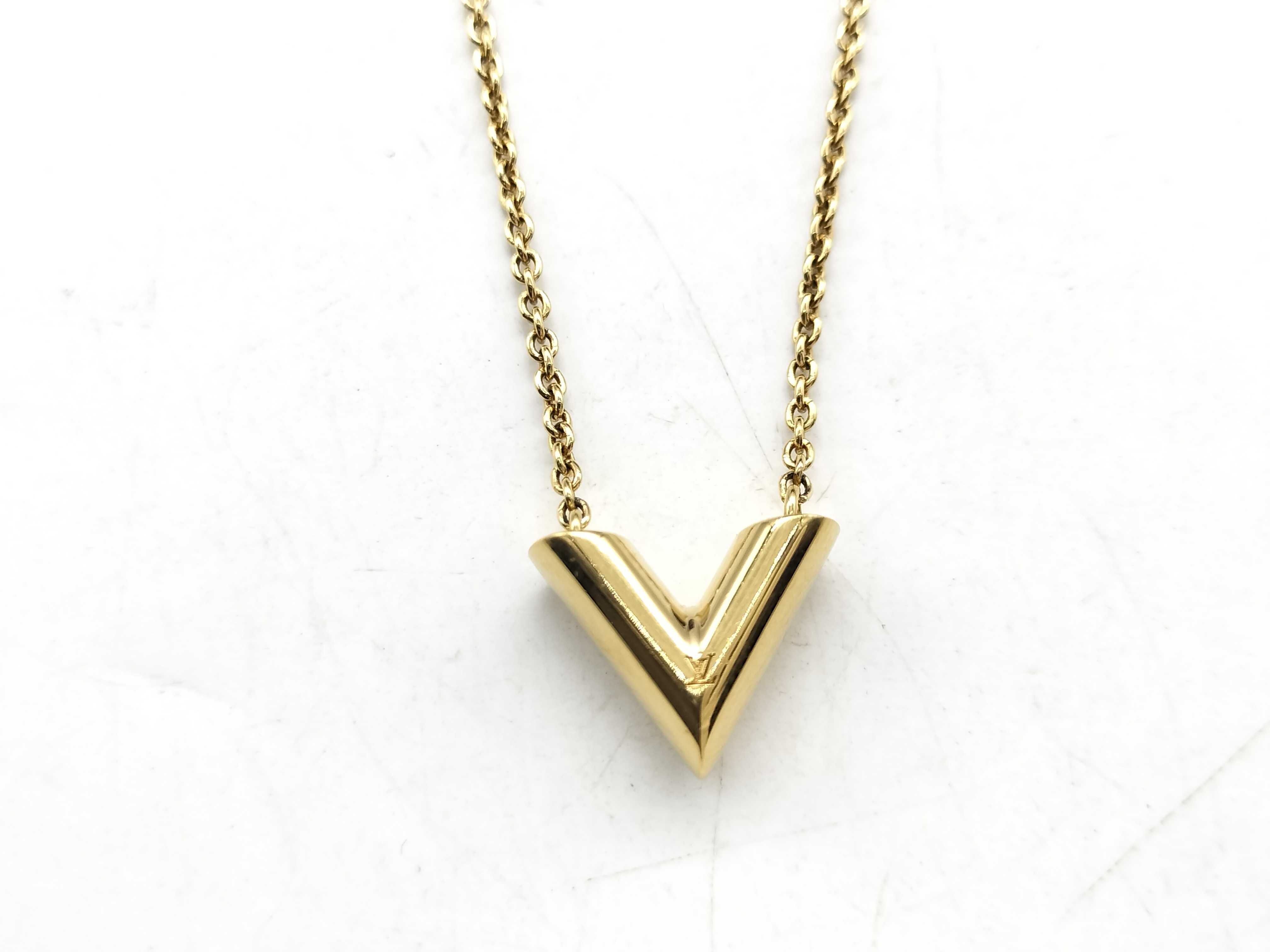 【水曜終了】(10229_0146)LOUIS VUITTON M00857 エッセンシャル ネックレス