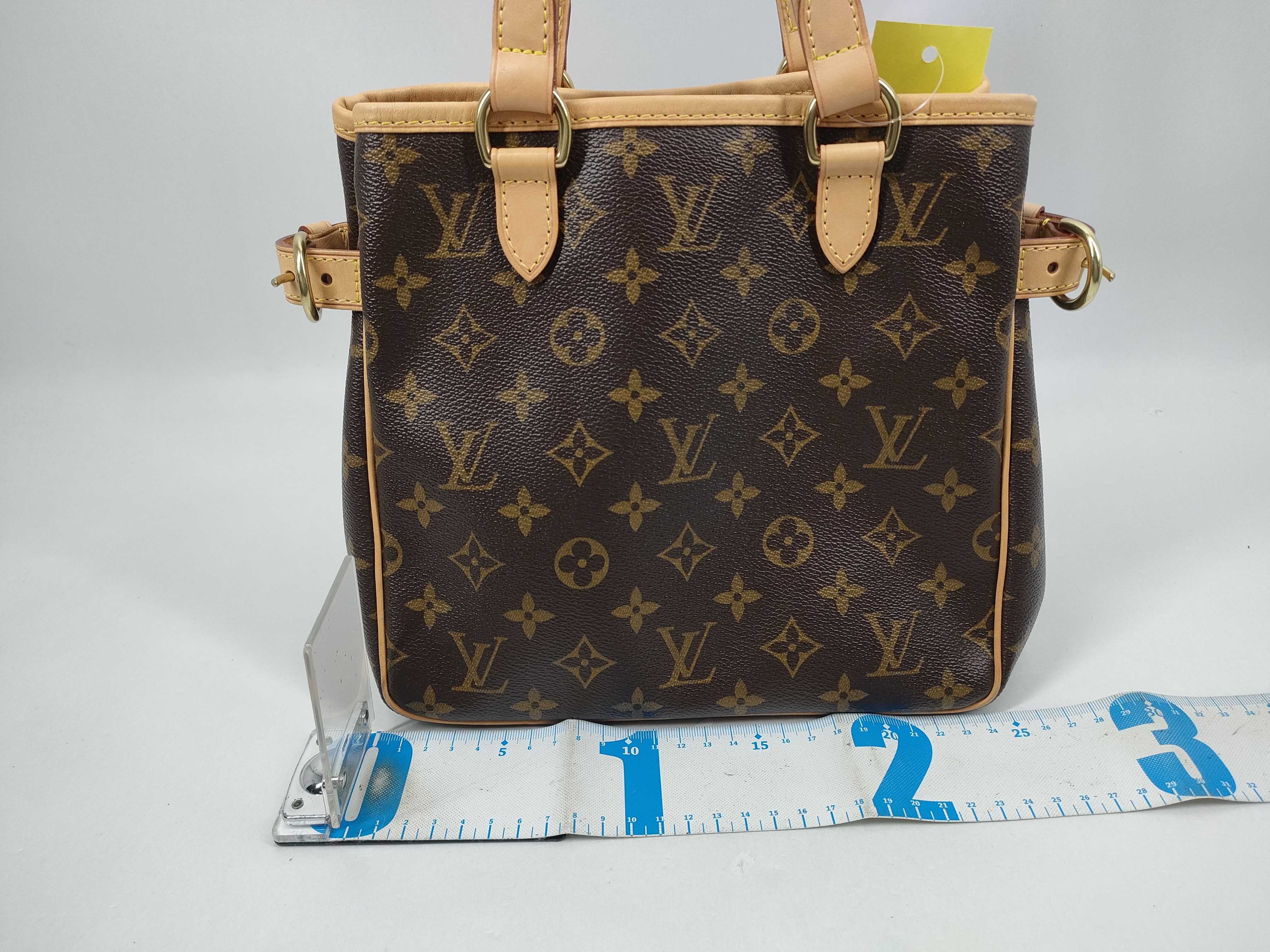 【水曜終了】(10218_0068)LOUIS VUITTON モノグラム M51153 バティニョール・ヴェルティカル トートバッグ