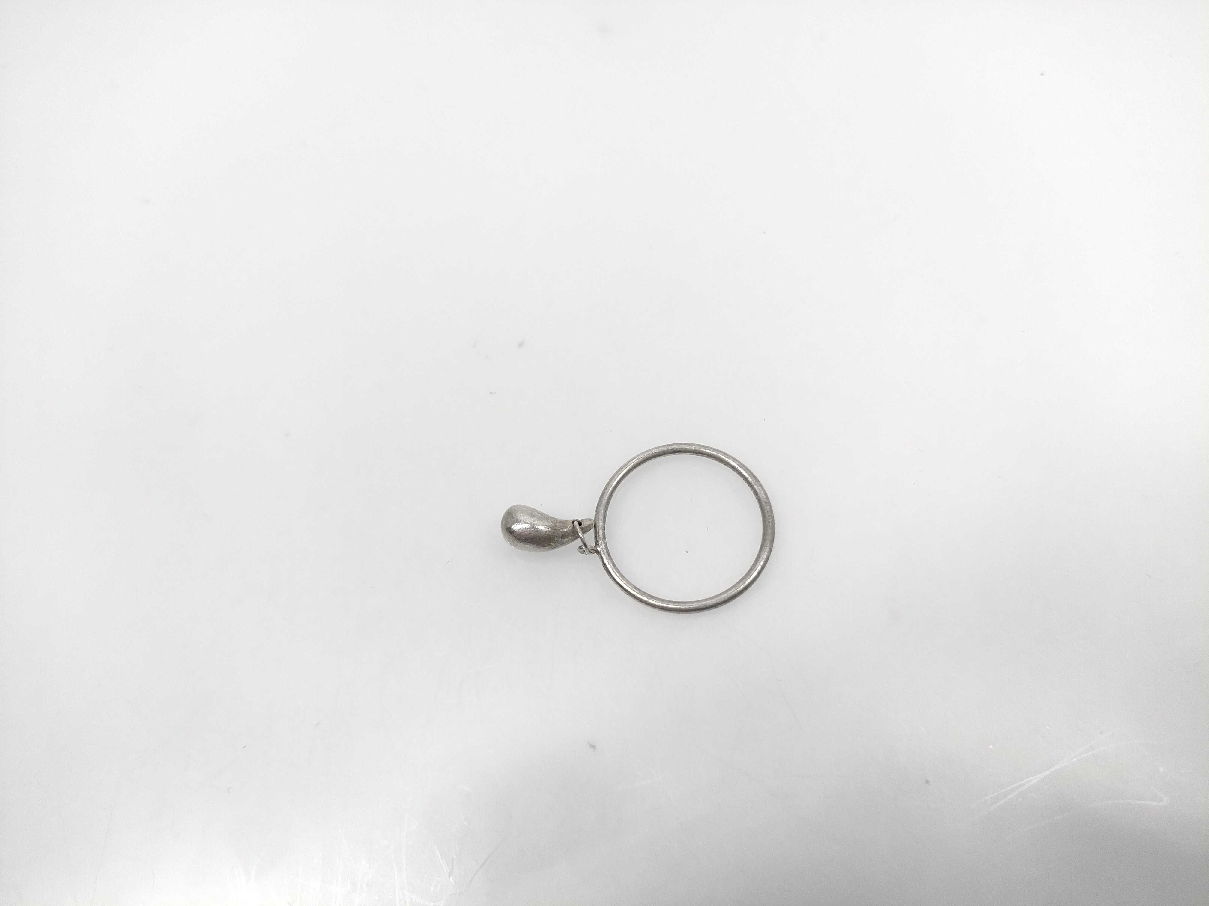 【水曜終了】(10221_0461)Tiffany&Co. ティアドロップ ドロップ リング リング