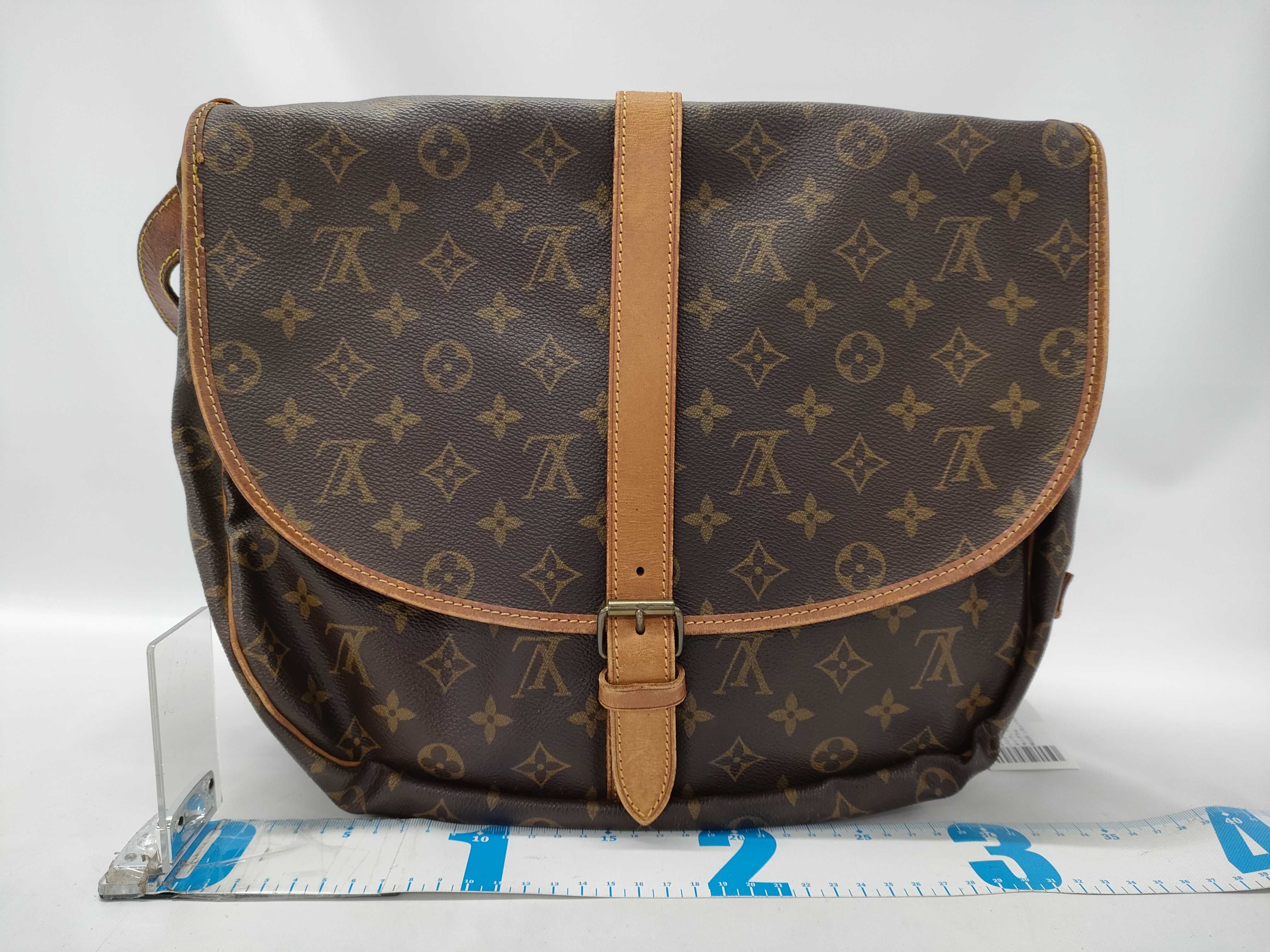 【水曜終了】(10229_0402)LOUIS VUITTON モノグラム M42256 ソミュール30 ショルダーバッグ