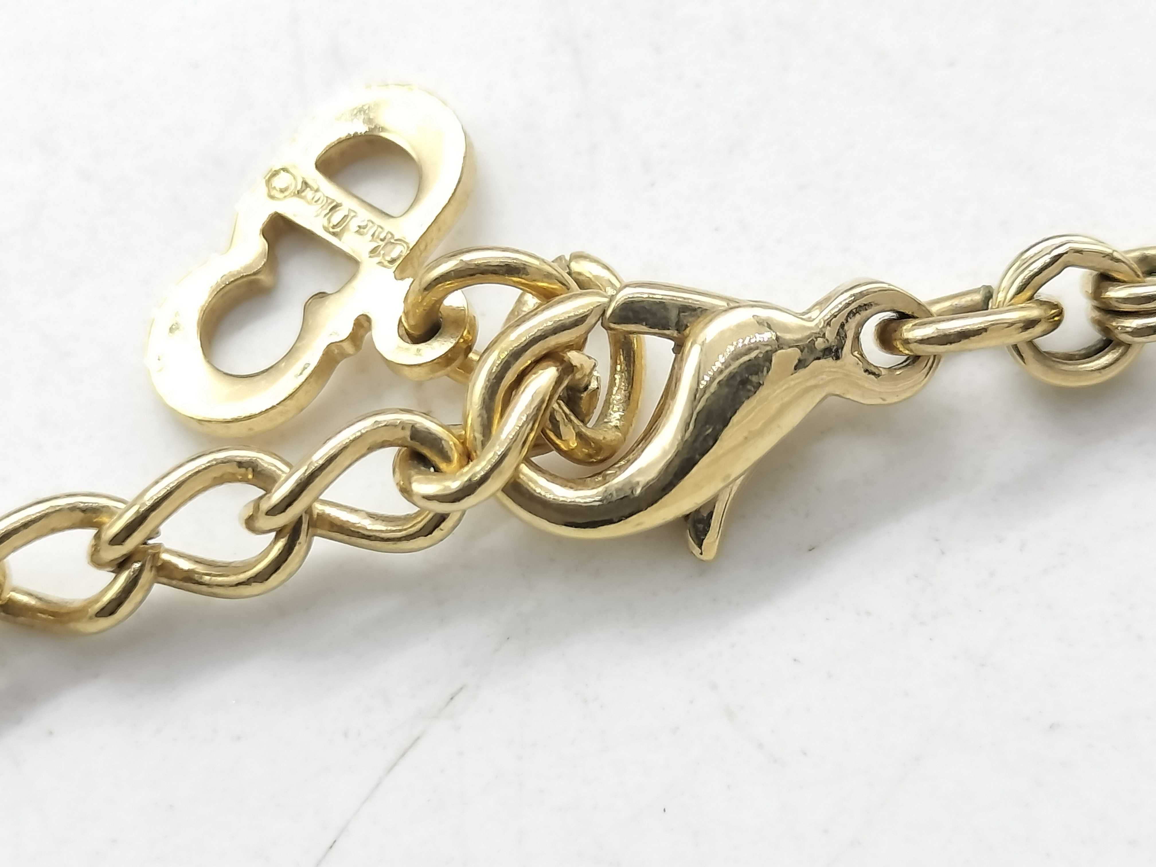【水曜終了】(10221_0719)Dior CDロゴ ライトストーン ネックレス ネックレス