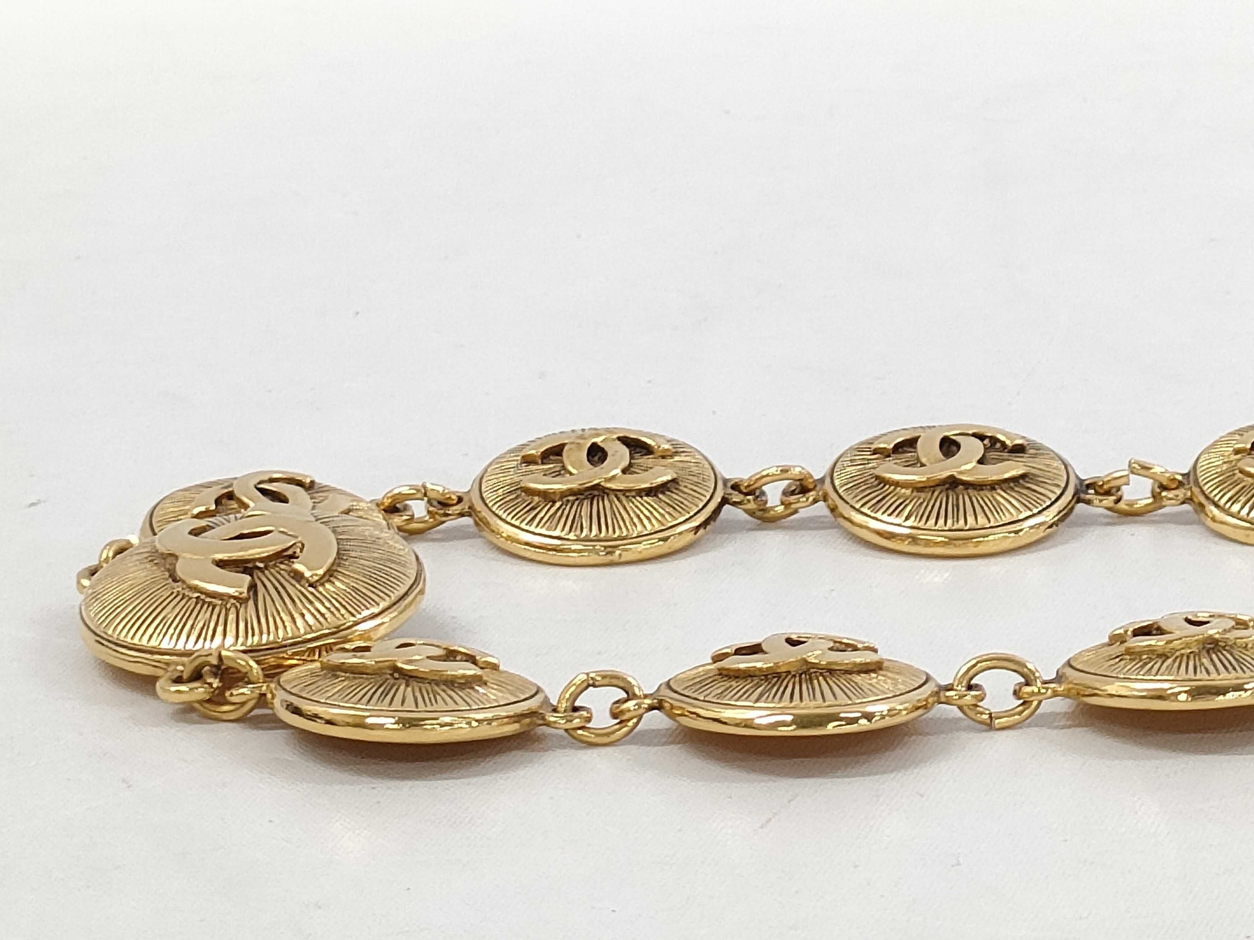 【水曜終了】(10228_0079)CHANEL ココ メダル ネックレス ネックレス