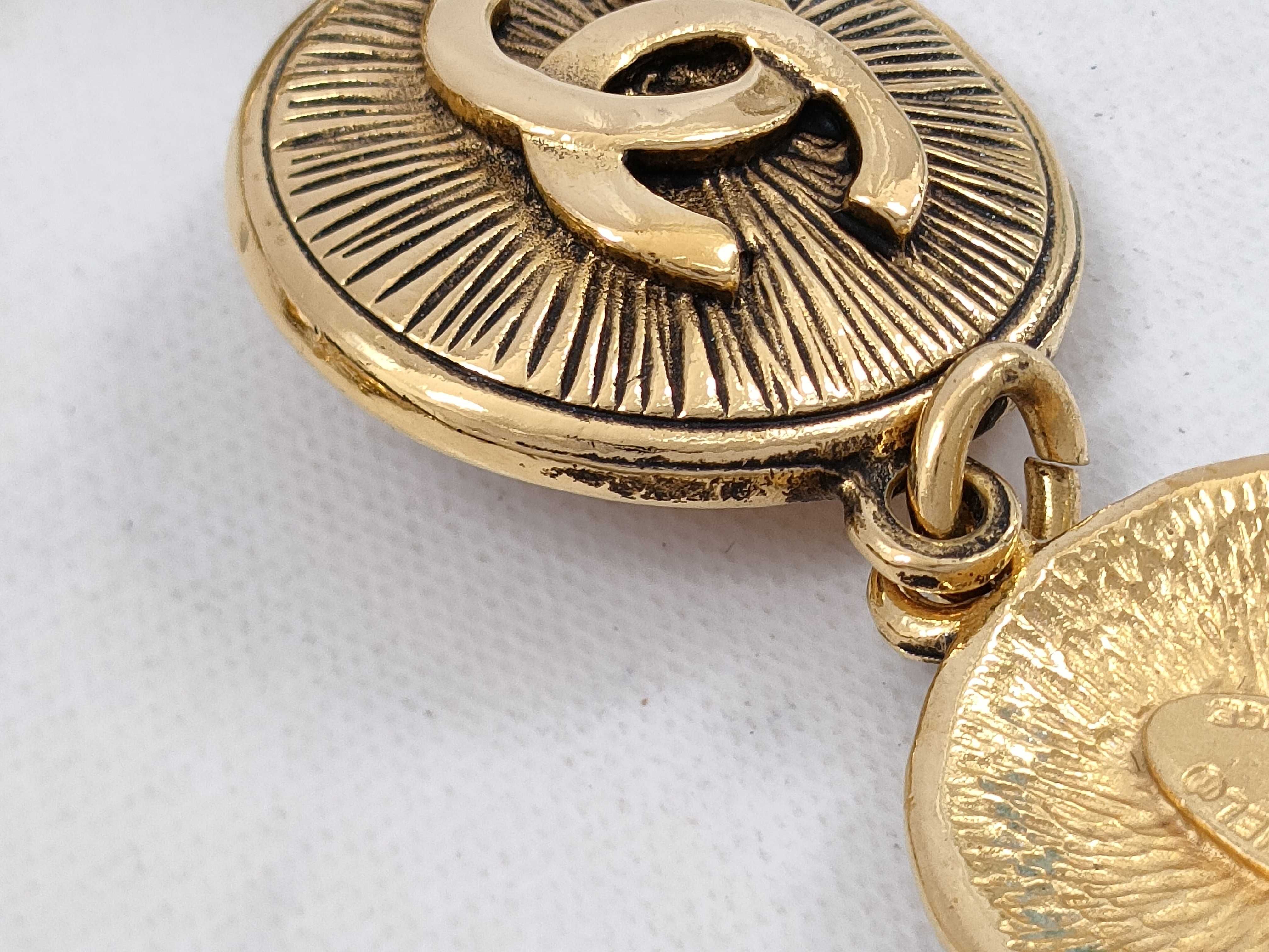【水曜終了】(10228_0079)CHANEL ココ メダル ネックレス ネックレス
