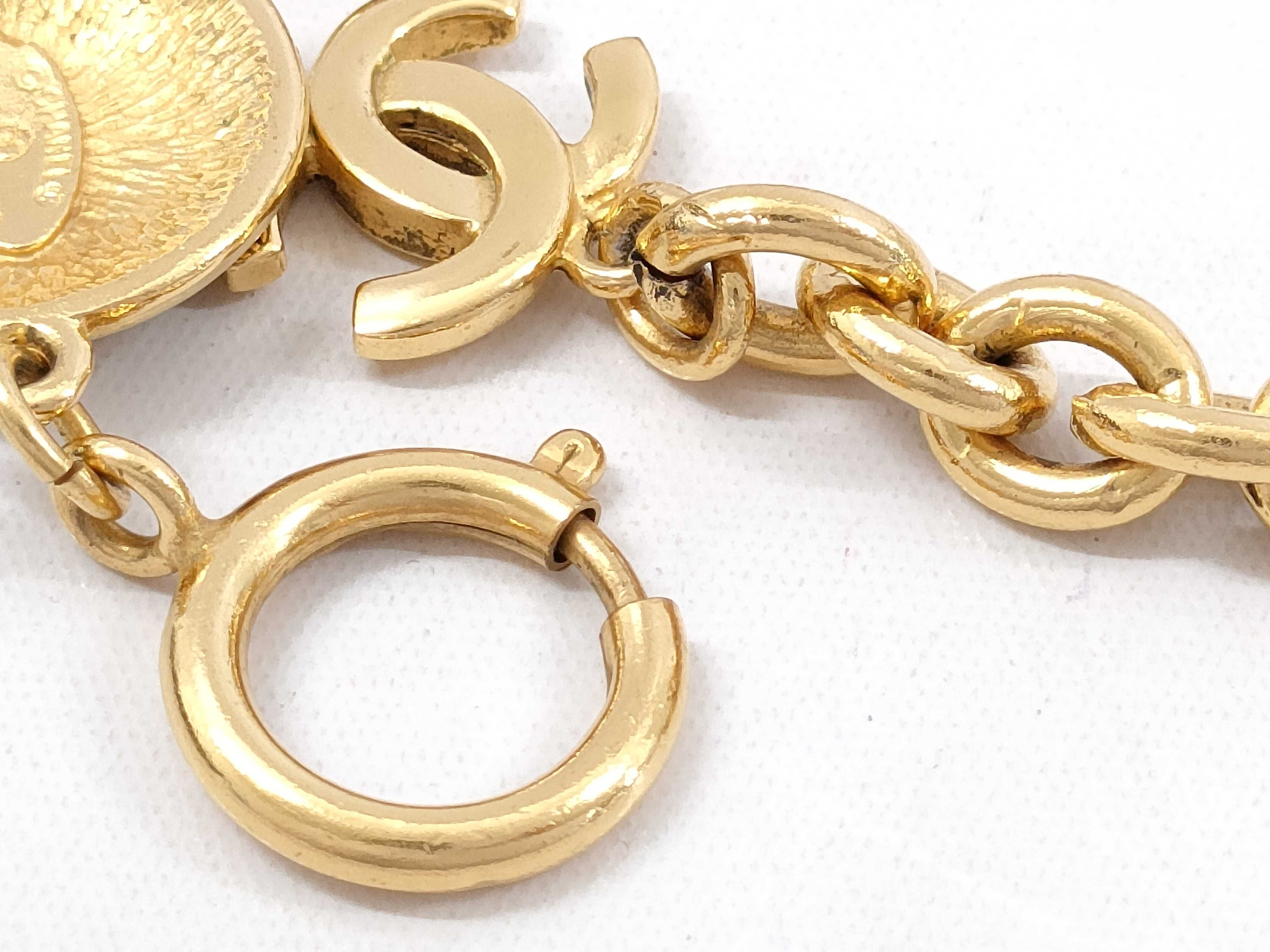 【水曜終了】(10228_0079)CHANEL ココ メダル ネックレス ネックレス