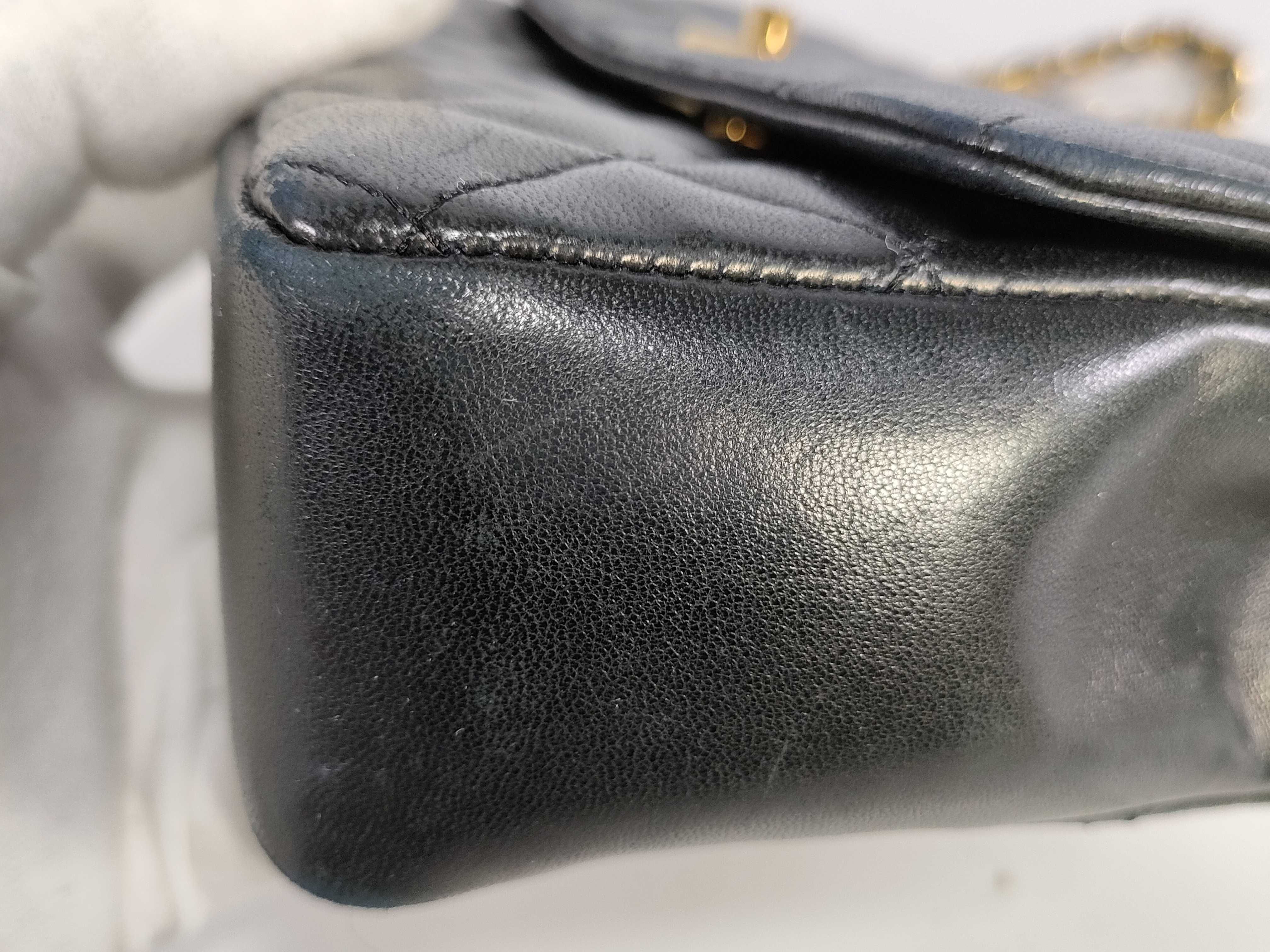 【水曜終了】(10228_0110)CHANEL ラムスキン マトラッセ チェーンショルダー ショルダーバッグ