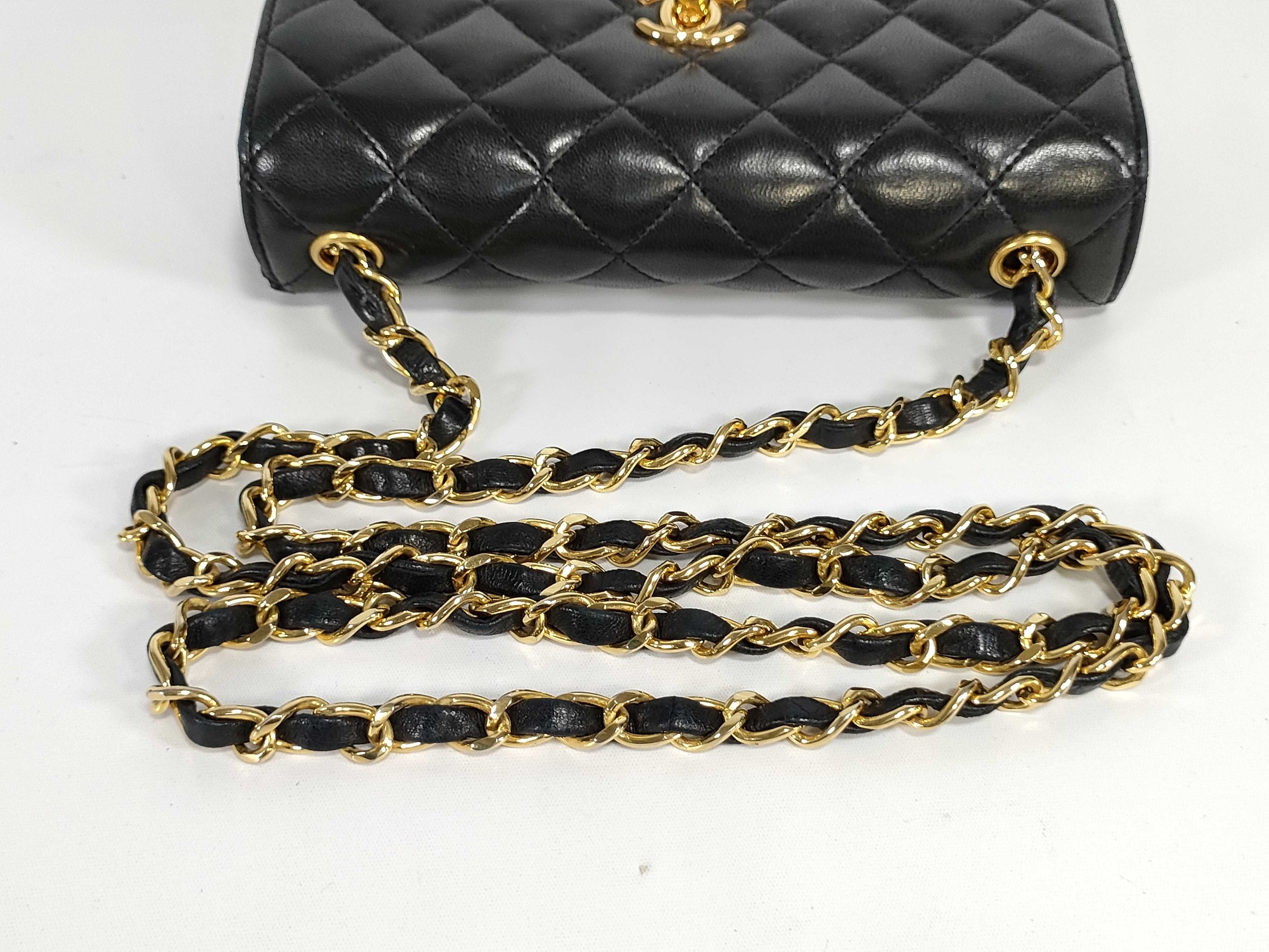 【水曜終了】(10228_0110)CHANEL ラムスキン マトラッセ チェーンショルダー ショルダーバッグ