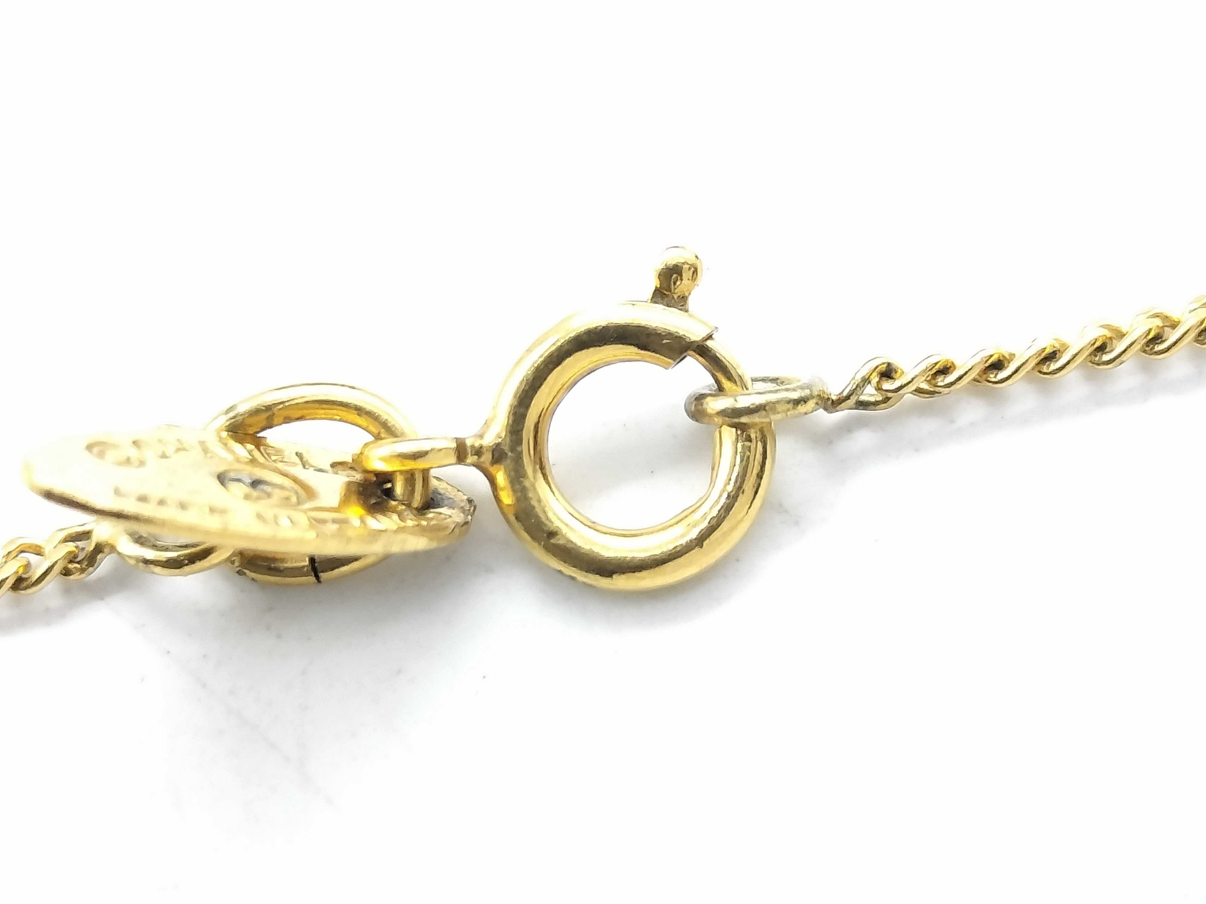 【水曜終了】(10228_0049)CHANEL フェイクパール ロゴ ネックレス ネックレス