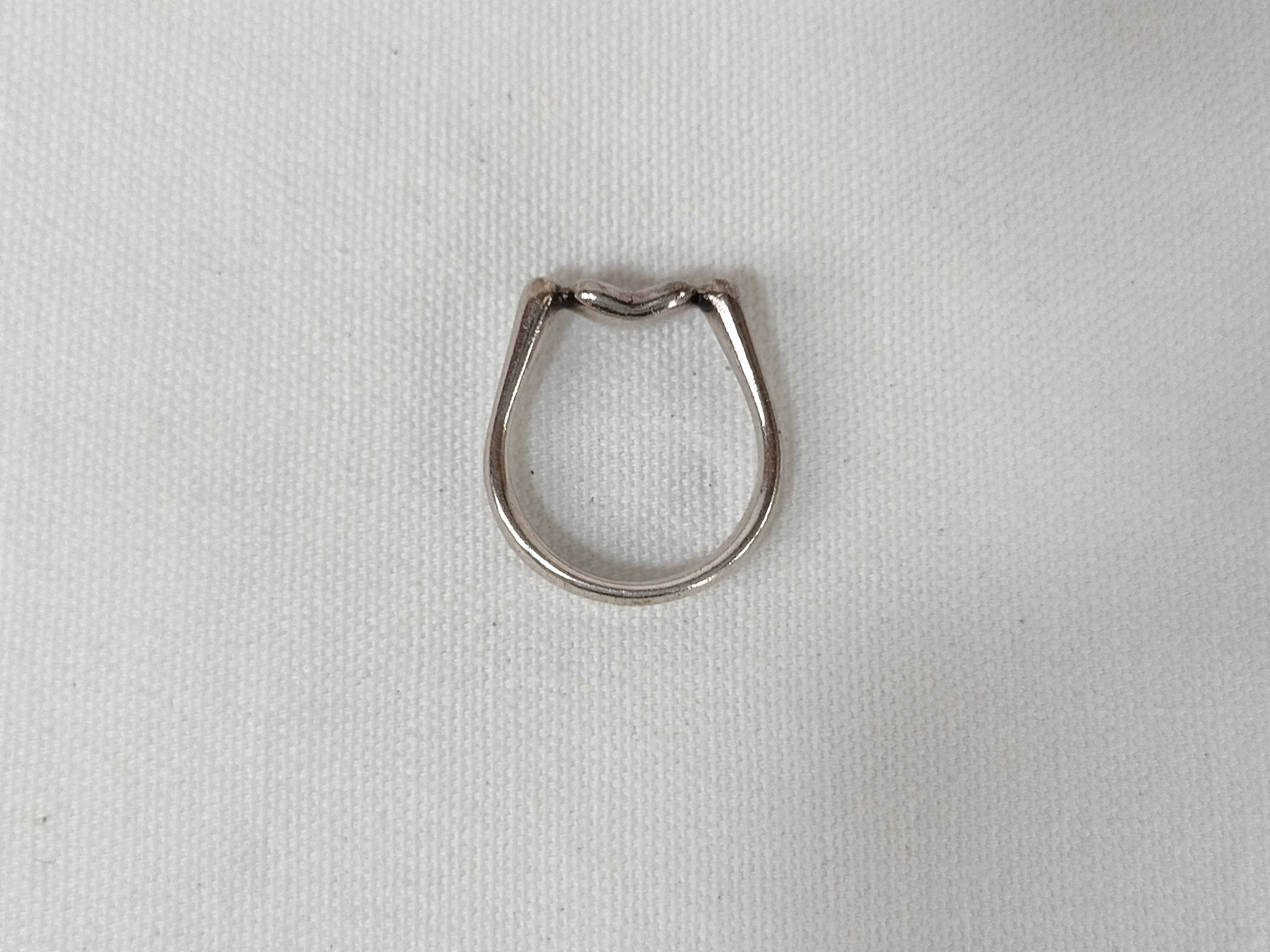 【水曜終了】(10221_0463)Tiffany&Co. ハート リング
